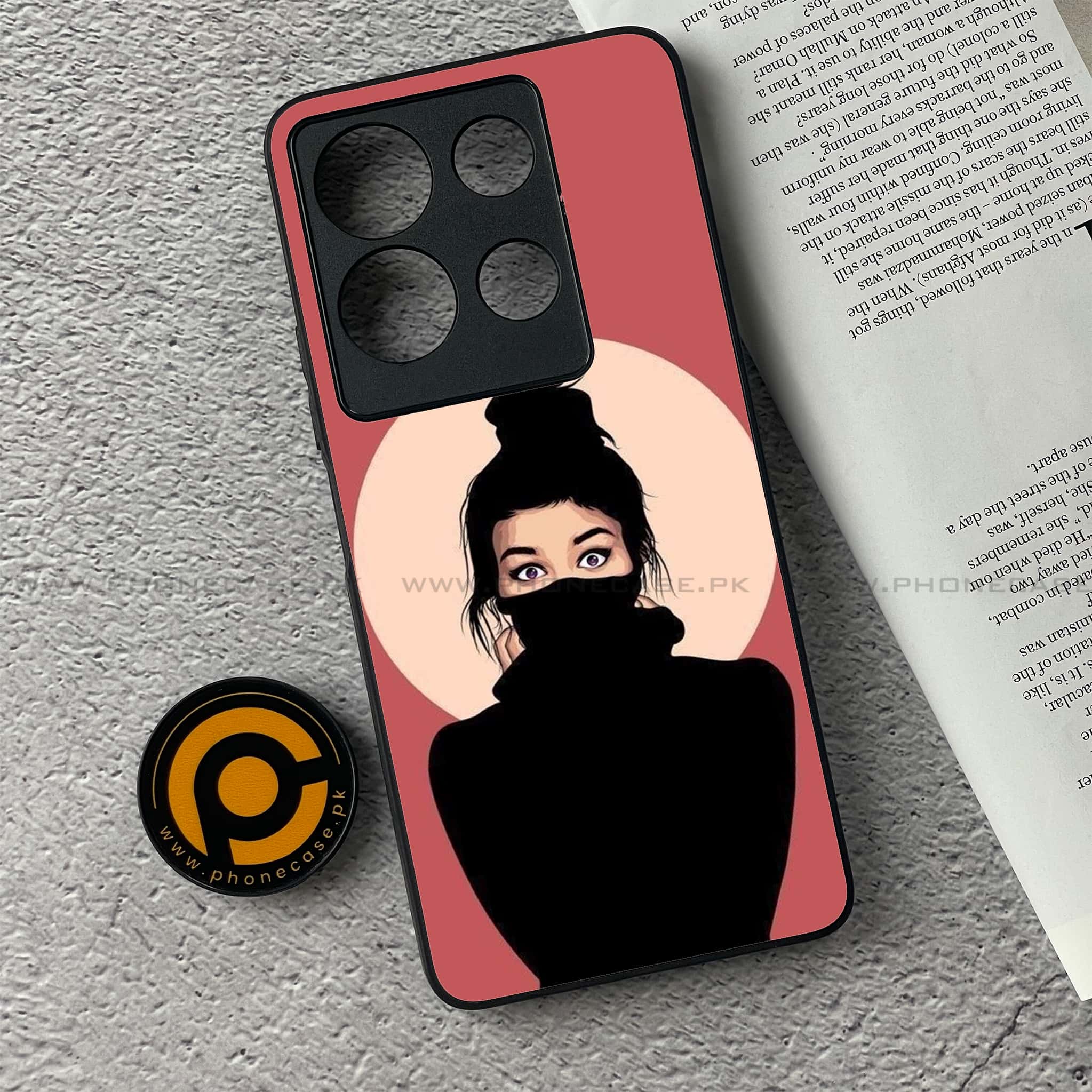 Infinix Note 30 - Anime Girls Series - Premium Printed Glass soft Bumper shock Proof Case