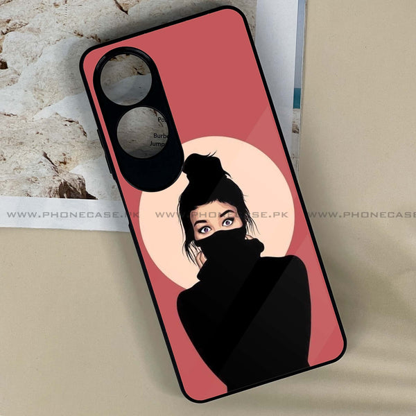 Oppo A60 - Anime Girls Design 8 - Premium Printed Metal soft Bumper shock Proof Case CS-17770