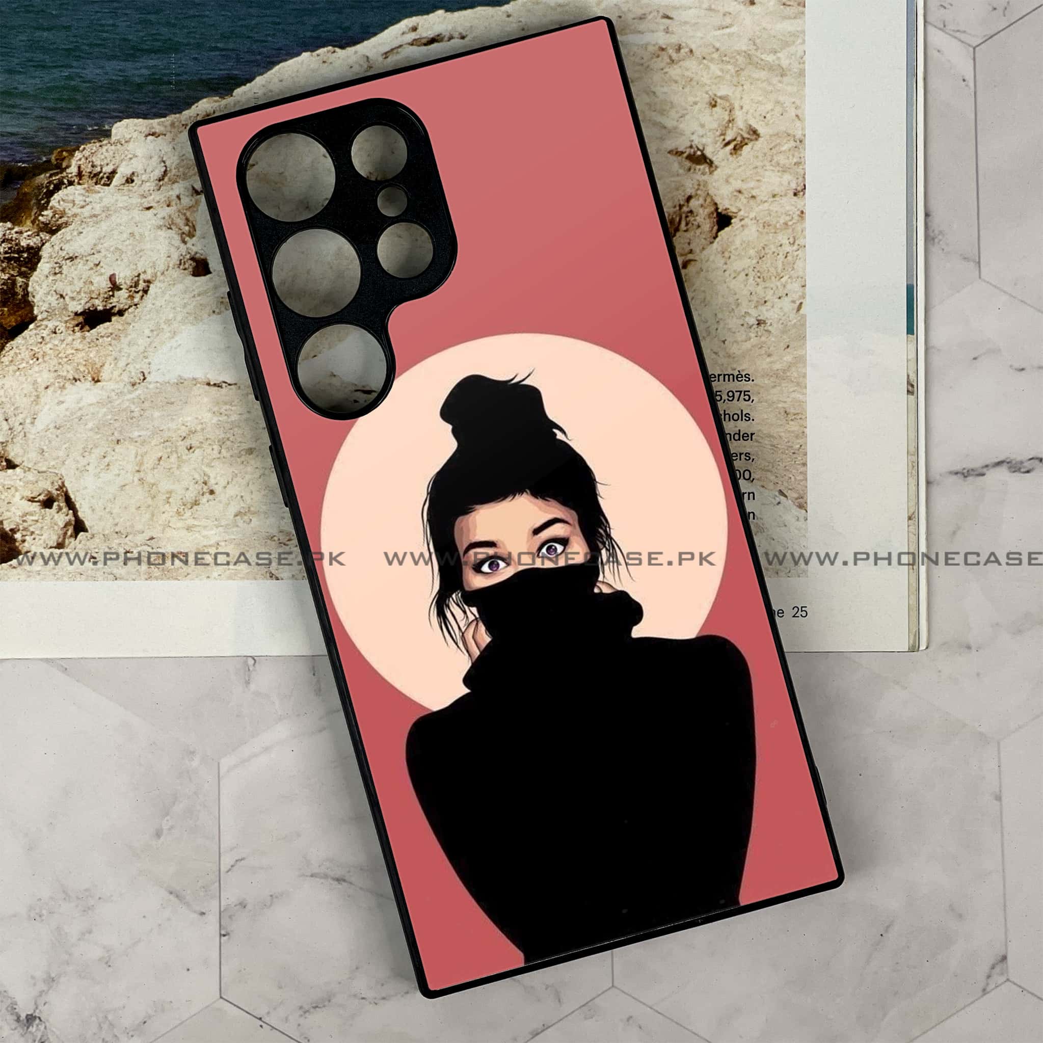 Samsung Galaxy S22 Ultra - Anime Girls Series - Premium Metal Printed soft Bumper shock Proof Case