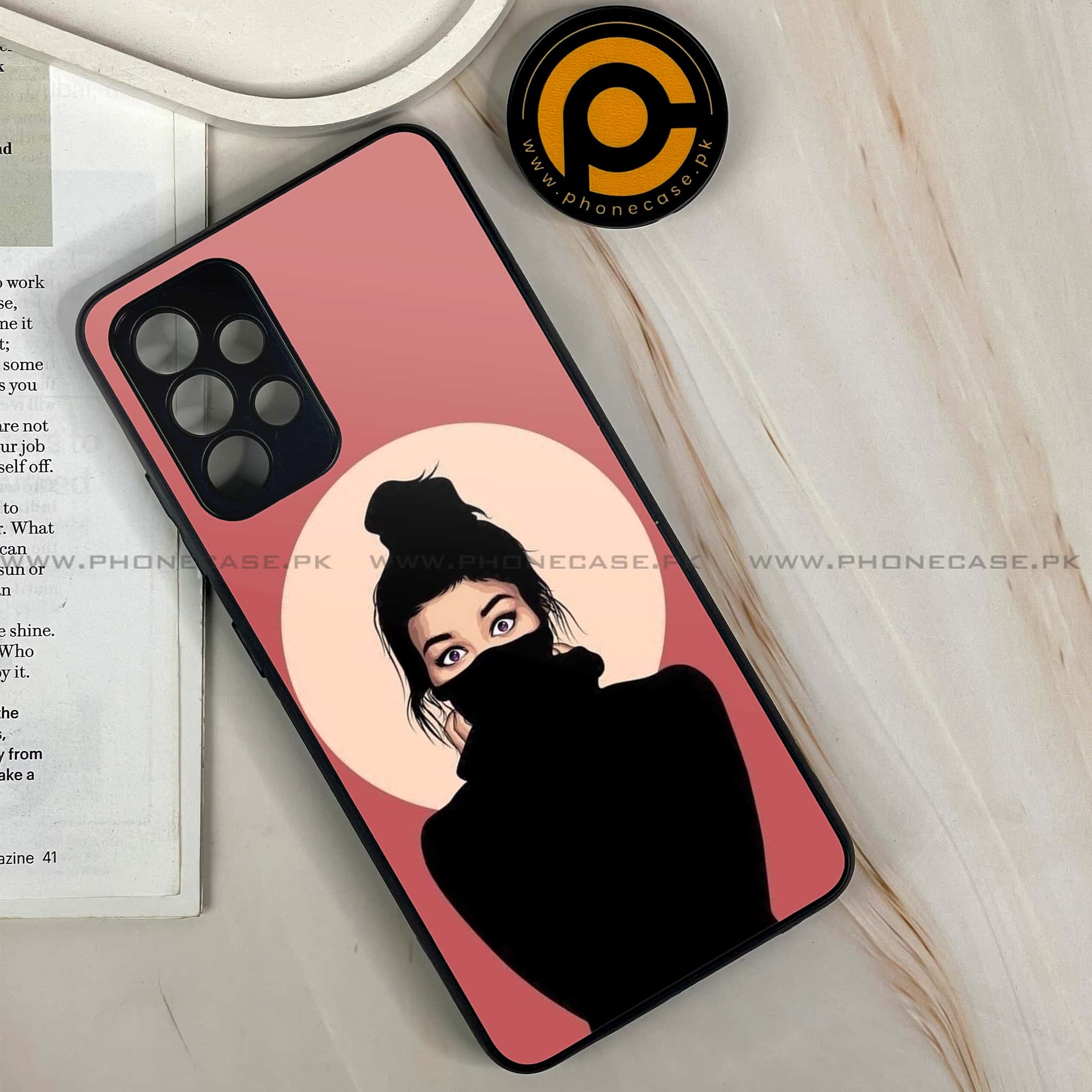 Galaxy A32 - Anime Girls Series - Premium Printed Glass soft Bumper shock Proof Case