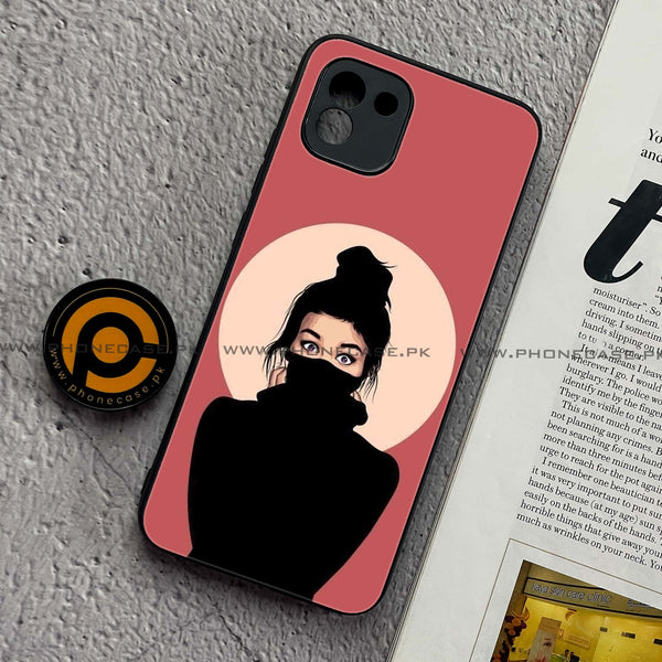 Samsung Galaxy A03 - Anime Girls Design 8- Premium Printed Glass soft Bumper shock Proof Case CS-47080