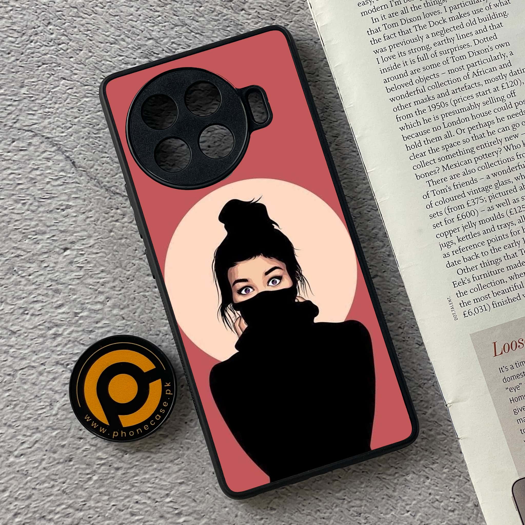 Tecno Spark 20 pro plus - Anime Girls Series - Premium Metal Printed soft Bumper shock Proof Case