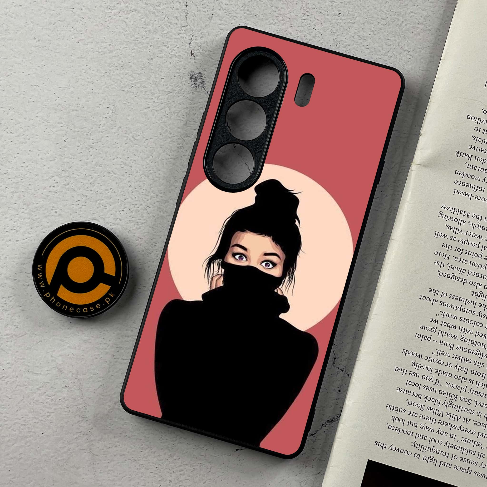 Tecno Camon 40 Pro - Anime Girls Series - Premium Metal Printed Soft Bumper Shockproof Case