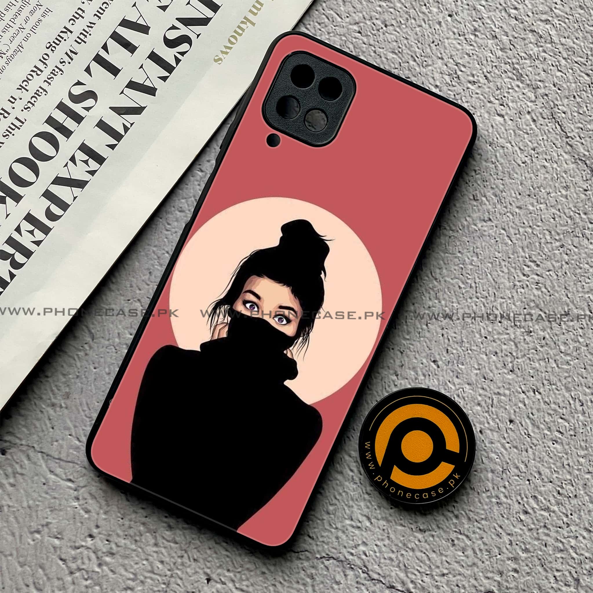 Samsung Galaxy A12 / A12 Nacho - Anime Girls Series - Premium Printed Glass soft Bumper shock Proof Case