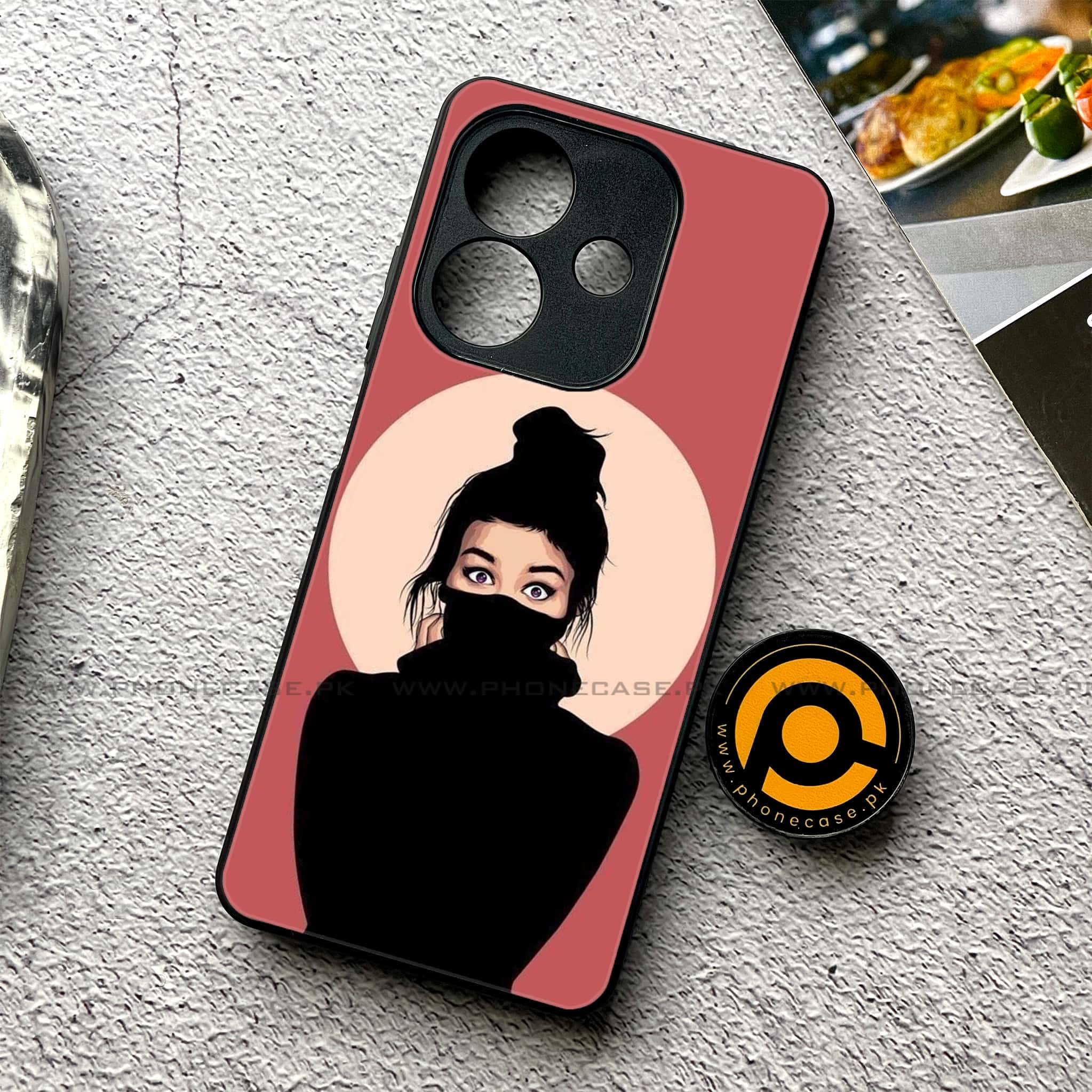 Oppo A5i - Anime Girls Series - Premium Metal Printed soft Bumper shock Proof Case