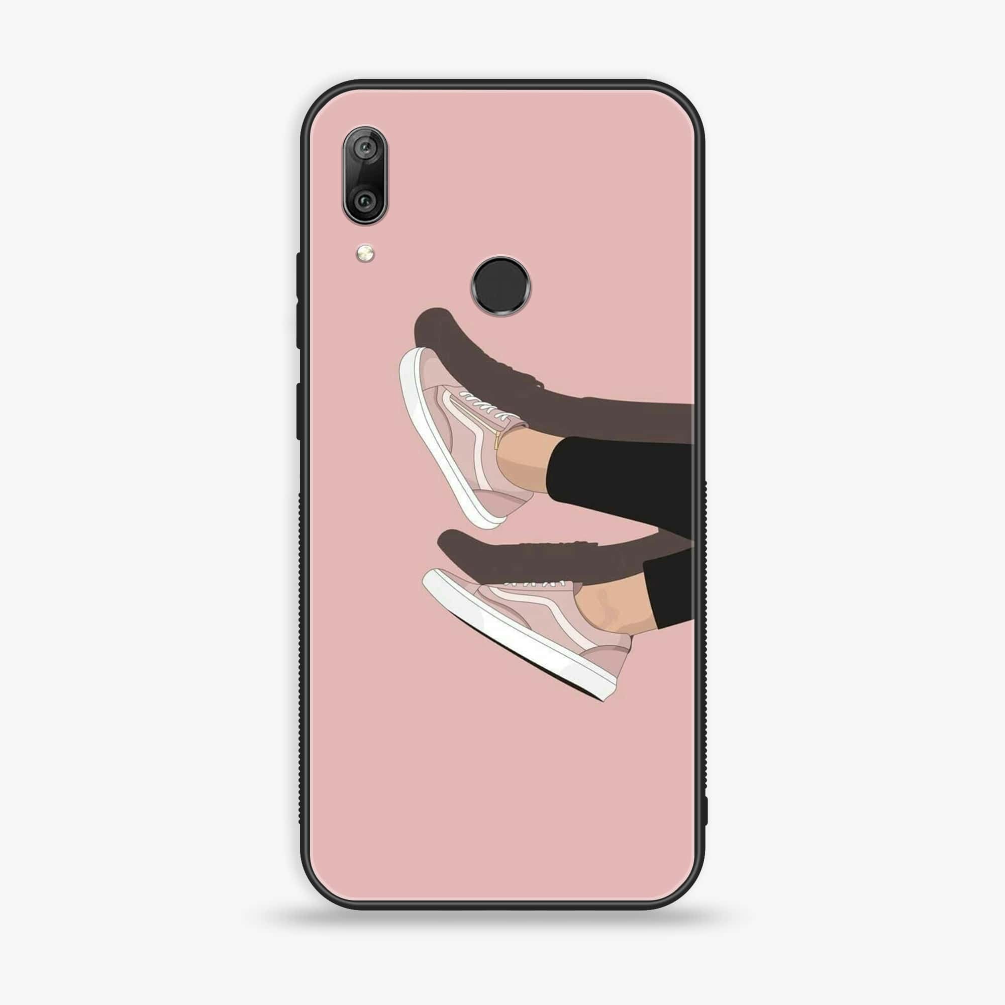 Huawei Y7 Prime (2019) - Anime Girls Series - Premium Printed Glass soft Bumper shock Proof Case