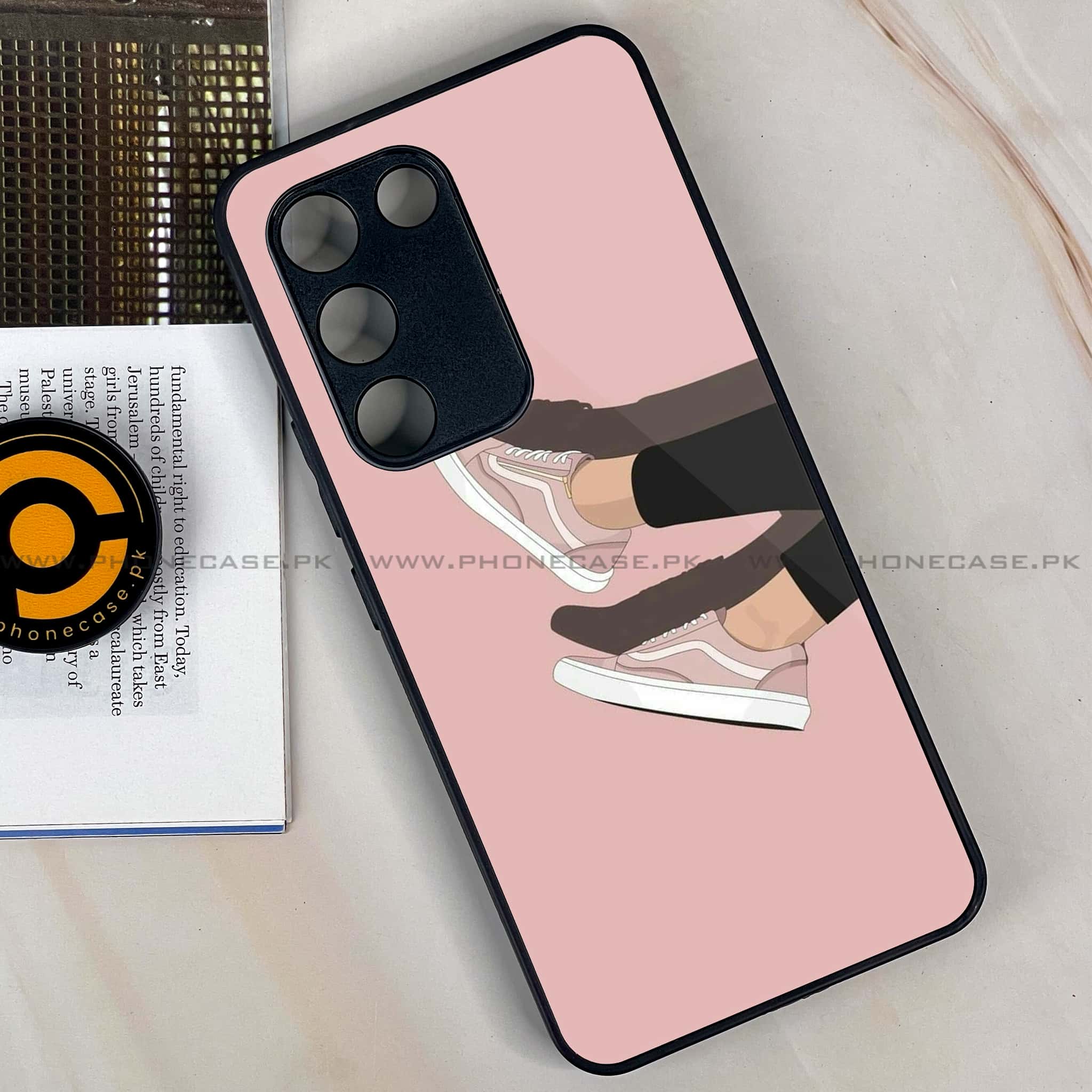 Vivo Y200e -  Anime Girls Series - Premium Metal Printed soft Bumper shock Proof Case
