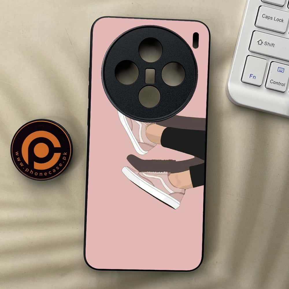 Vivo X200 - Anime Girls Series - Premium Metal  Printed soft Bumper shock Proof Case