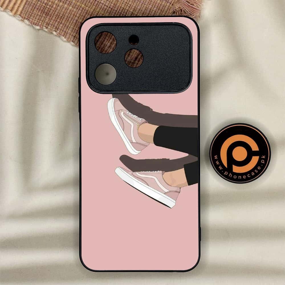 Tecno Spark 40 - Anime Girls Series - Premium Metal Printed soft Bumper shock Proof Case
