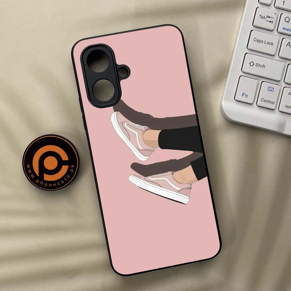 Tecno Spark Go 2 - Anime Girls Series - Premium Metal Printed soft Bumper Shock Proof Case