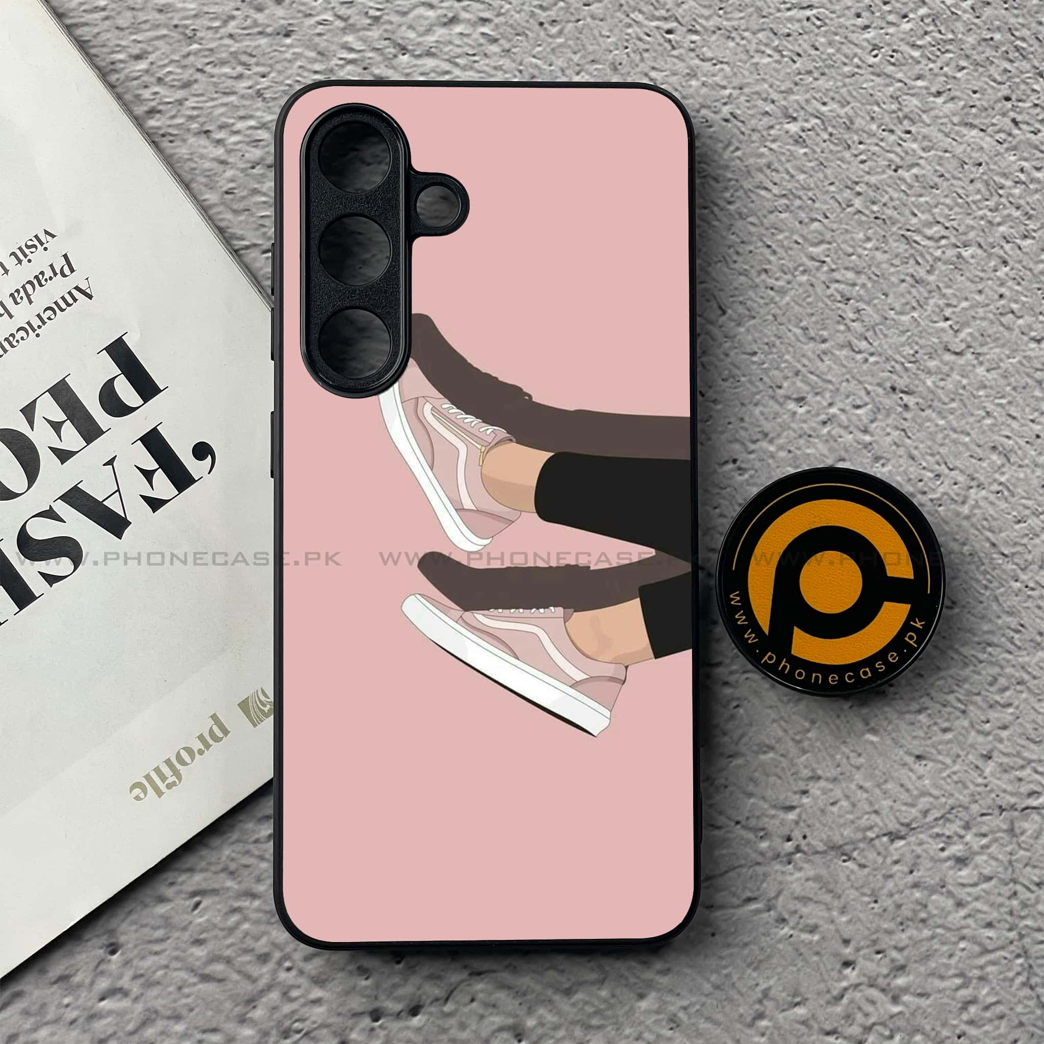 Samsung Galaxy S25 FE - Anime Girls Series - Premium Metal Printed soft Bumper shock Proof Case
