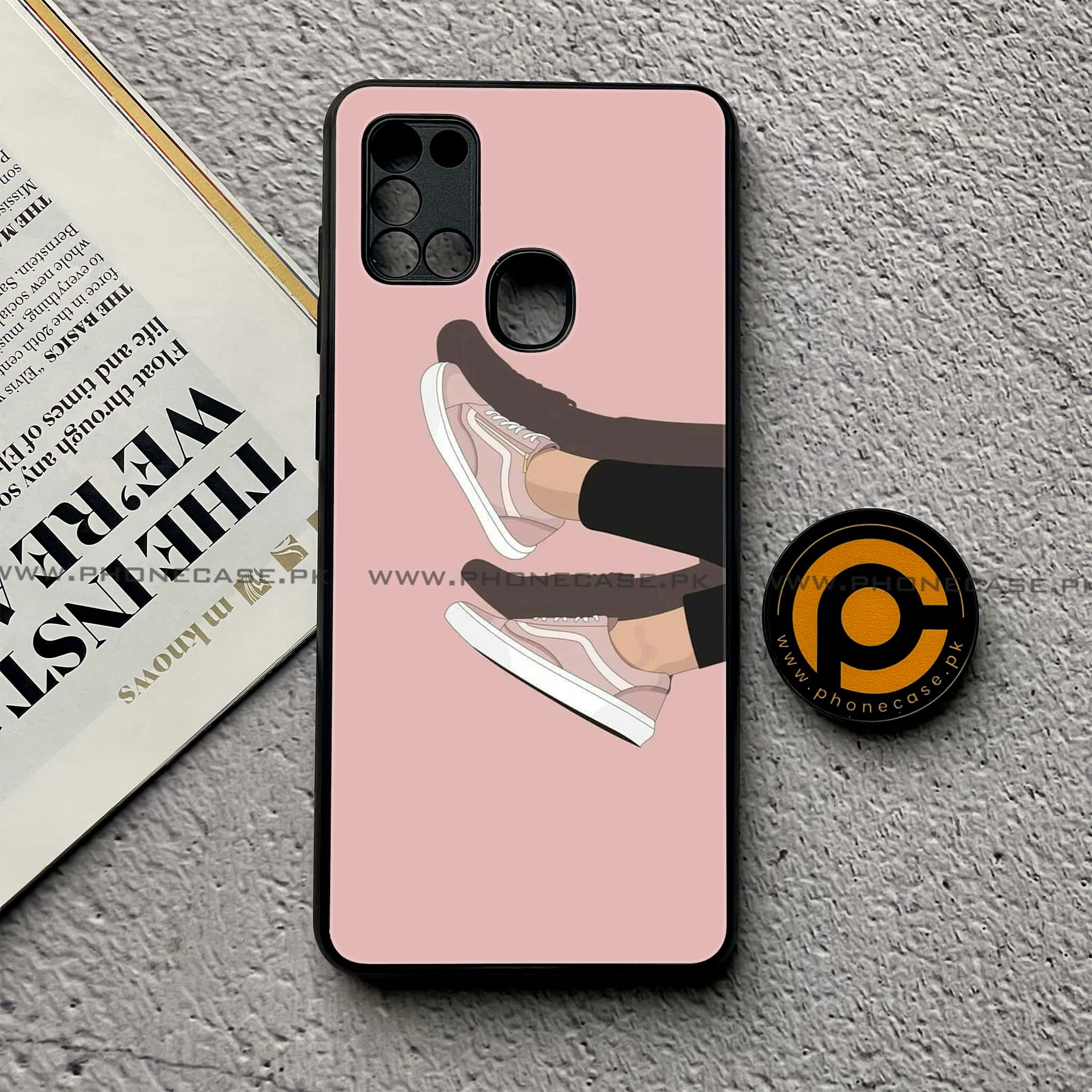 Samsung Galaxy A21s - Anime Girls Series - Premium Printed Glass soft Bumper shock Proof Case