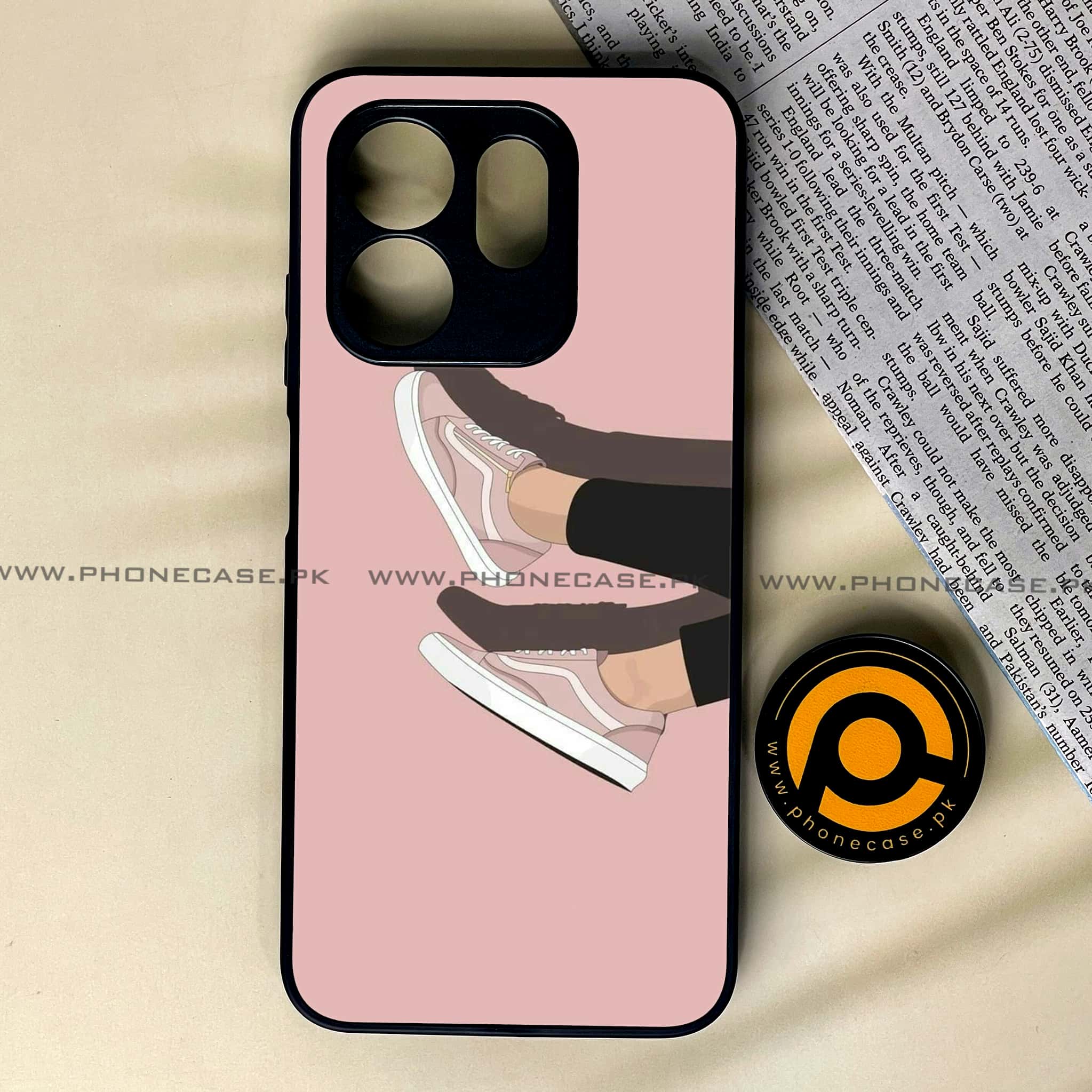 Infinix Smart 9 HD - Anime Girls Series - Premium Metal Printed soft Bumper shock Proof Case