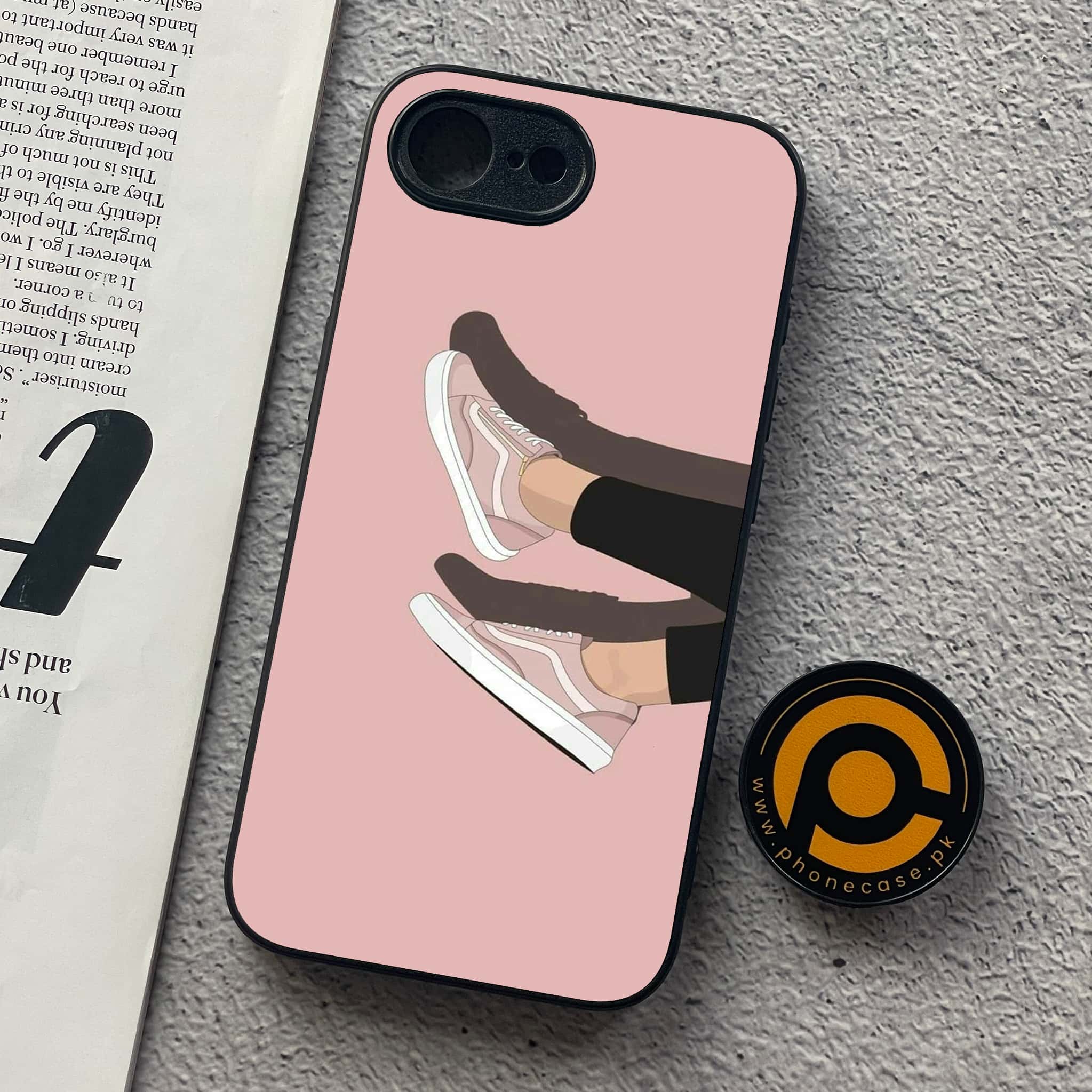 iPhone 16e - Anime Girls Series - Premium Metal  Printed soft Bumper shock Proof Case