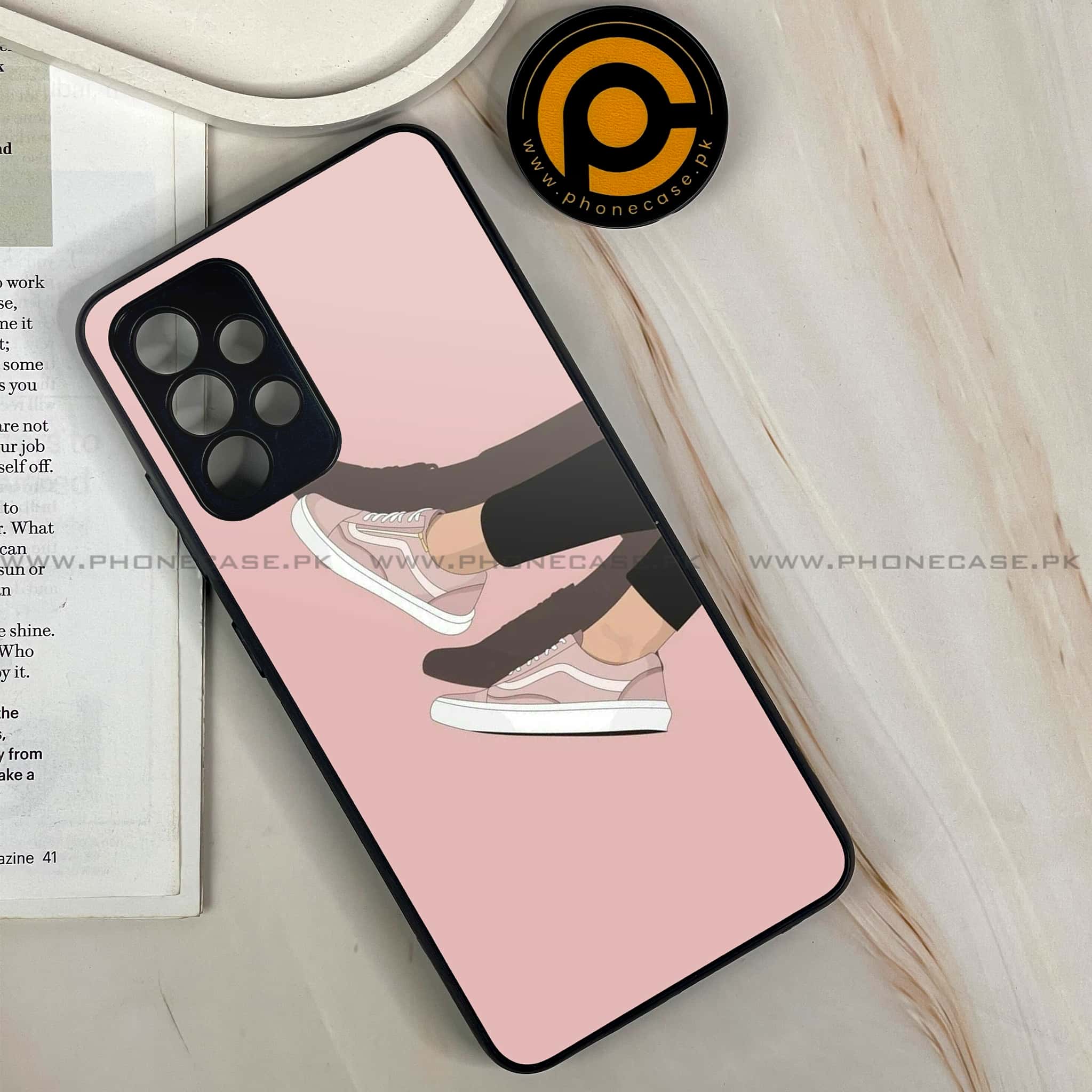 Galaxy A32 - Anime Girls Series - Premium Printed Glass soft Bumper shock Proof Case