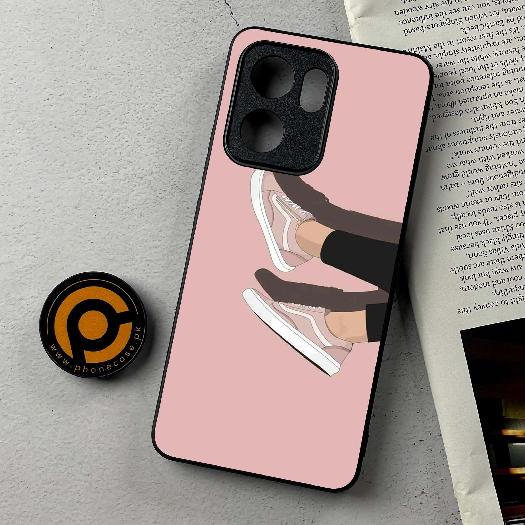 Oppo A5x - Anime Girls Series - Premium Metal Printed Soft Bumper Shockproof Case