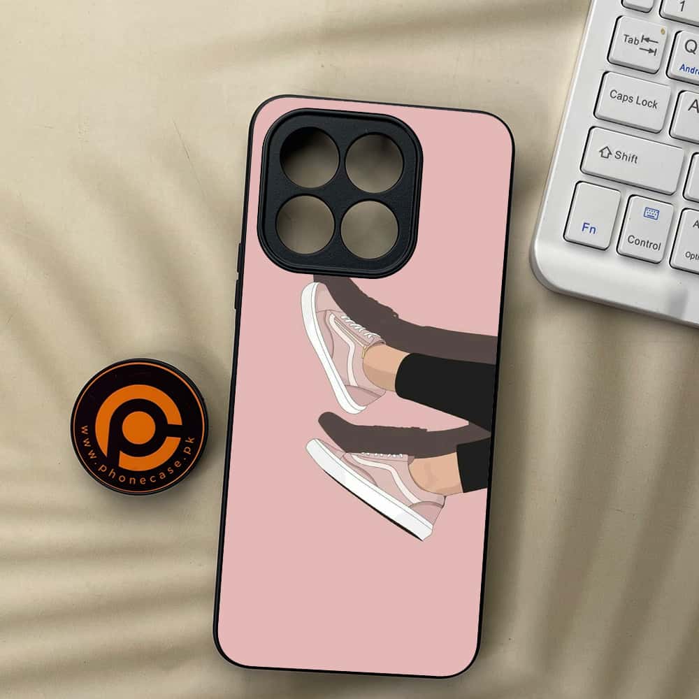 Honor X5b Plus - Anime Girls Series - Premium Metal  Printed soft Bumper shock Proof Case