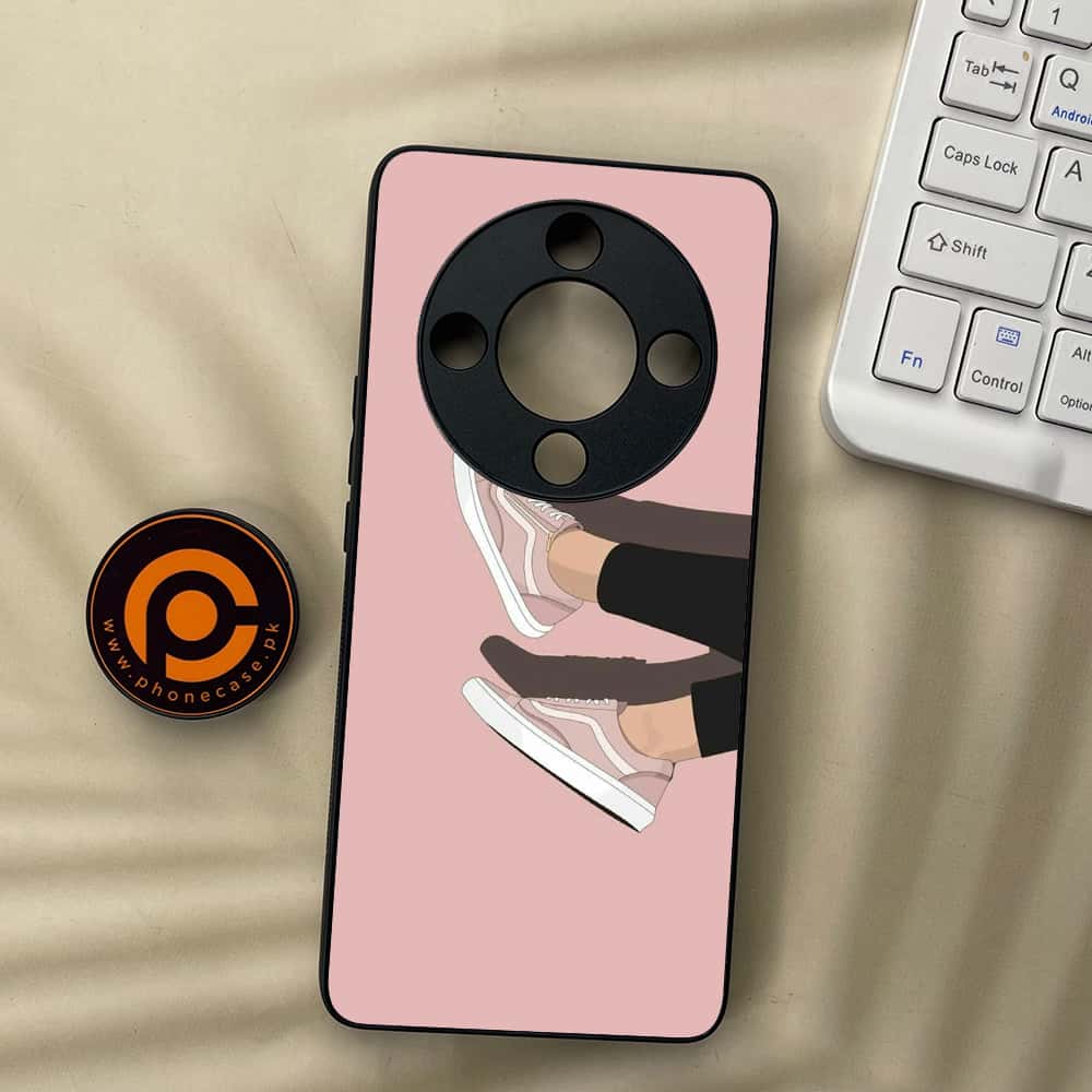 HONOR X9b 5G - Anime Girls Series - Premium Metal  Printed soft Bumper shock Proof Case