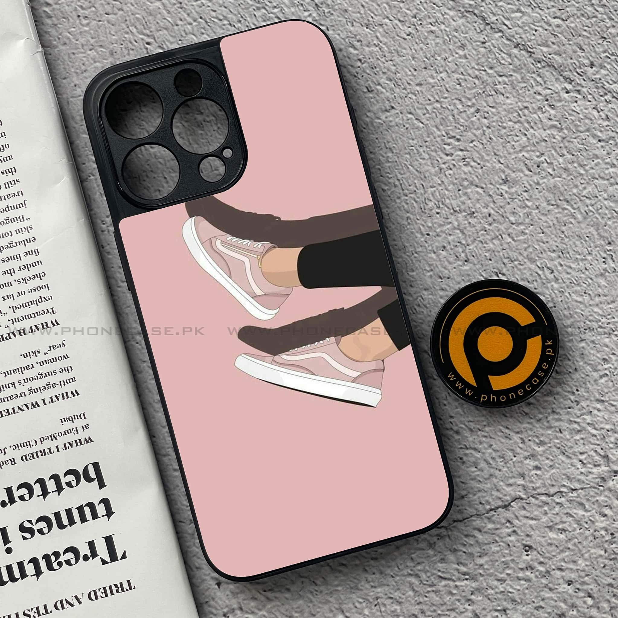 iPhone 15 Pro - Anime Girls Series - Premium Metal Printed soft Bumper shock Proof Case