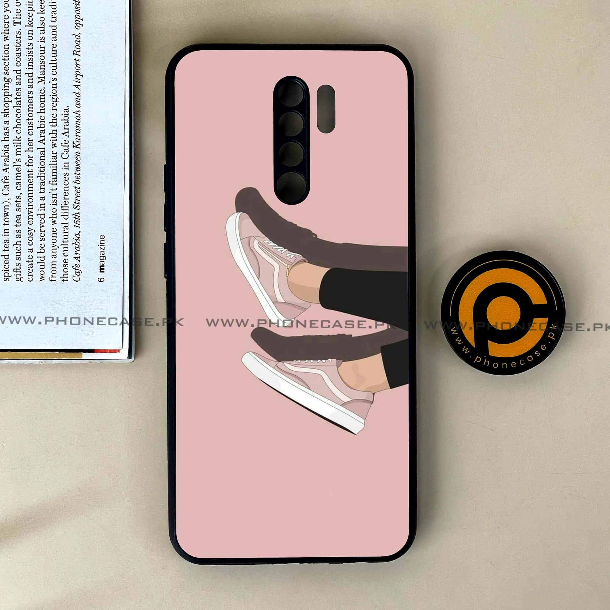 Xiaomi Redmi 9 - Anime Girls Series - Premium Printed Glass soft Bumper shock Proof Case