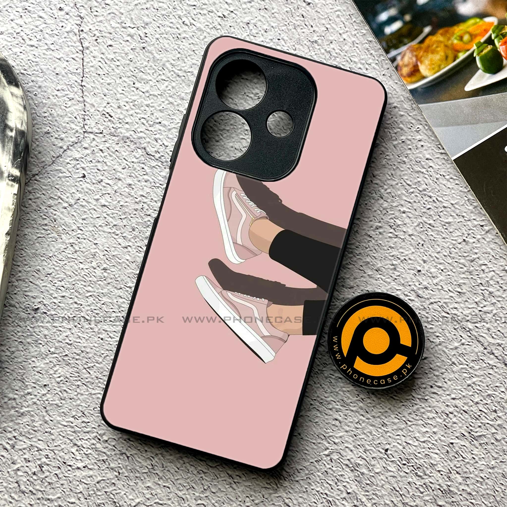 Oppo A5i - Anime Girls Series - Premium Metal Printed soft Bumper shock Proof Case