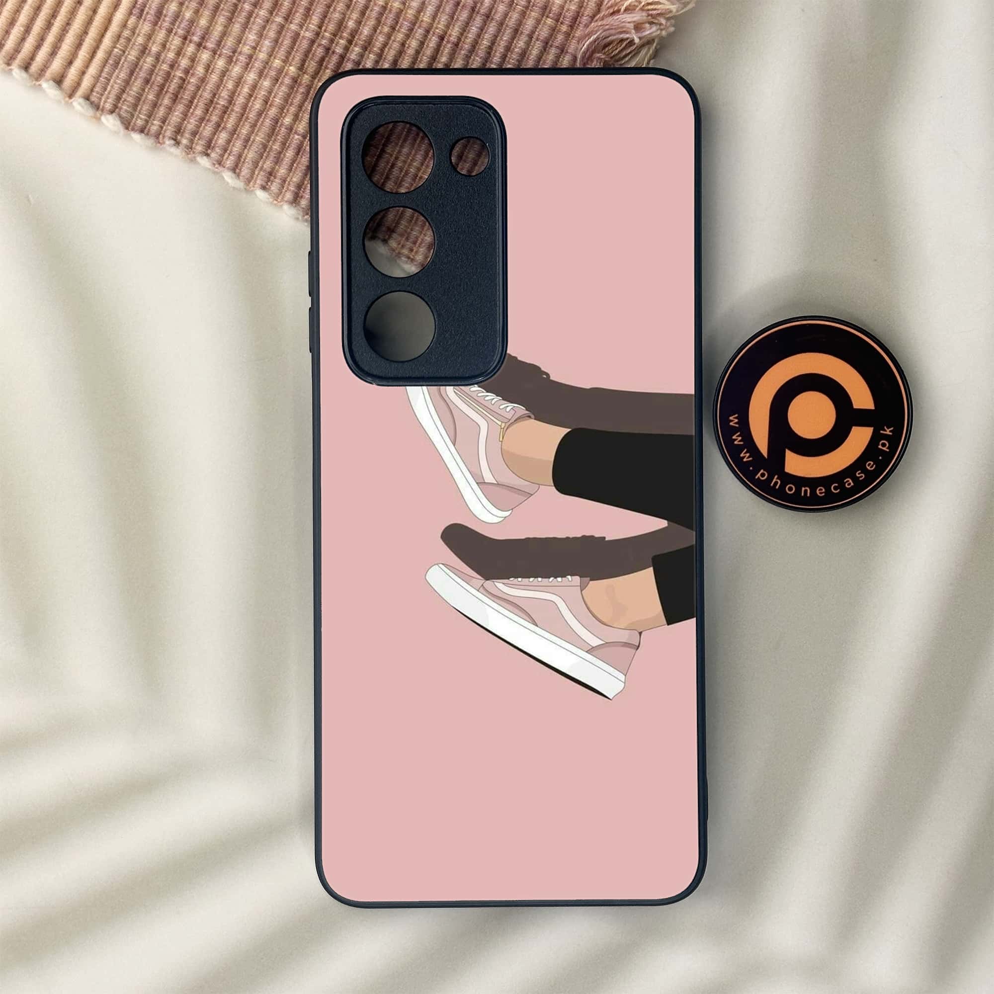 Oppo A5 2025 - Anime Girls Series - Premium Metal Printed soft Bumper shock Proof Case