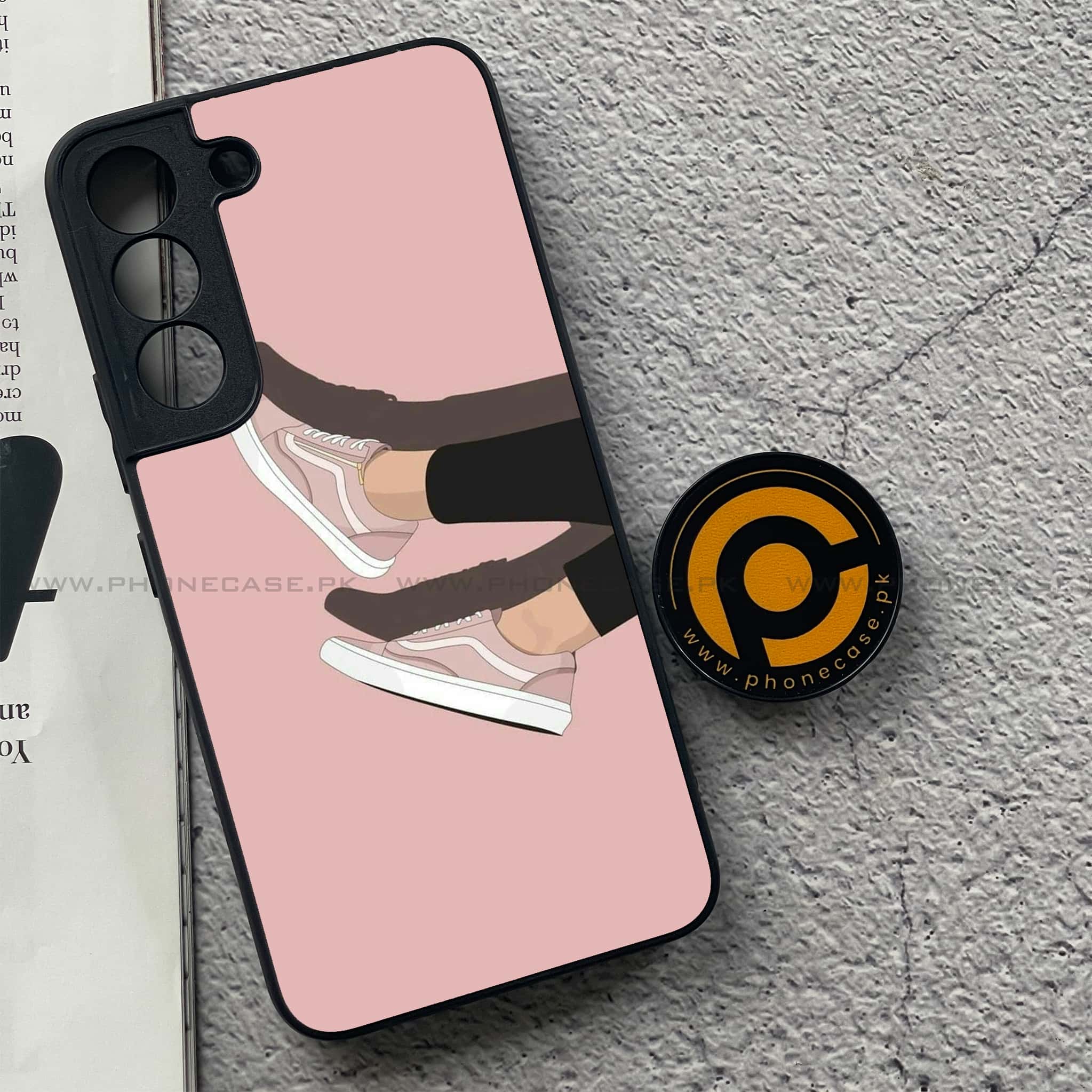 Samsung Galaxy S22 - Anime Girls Series - Premium Metal Printed soft Bumper shock Proof Case