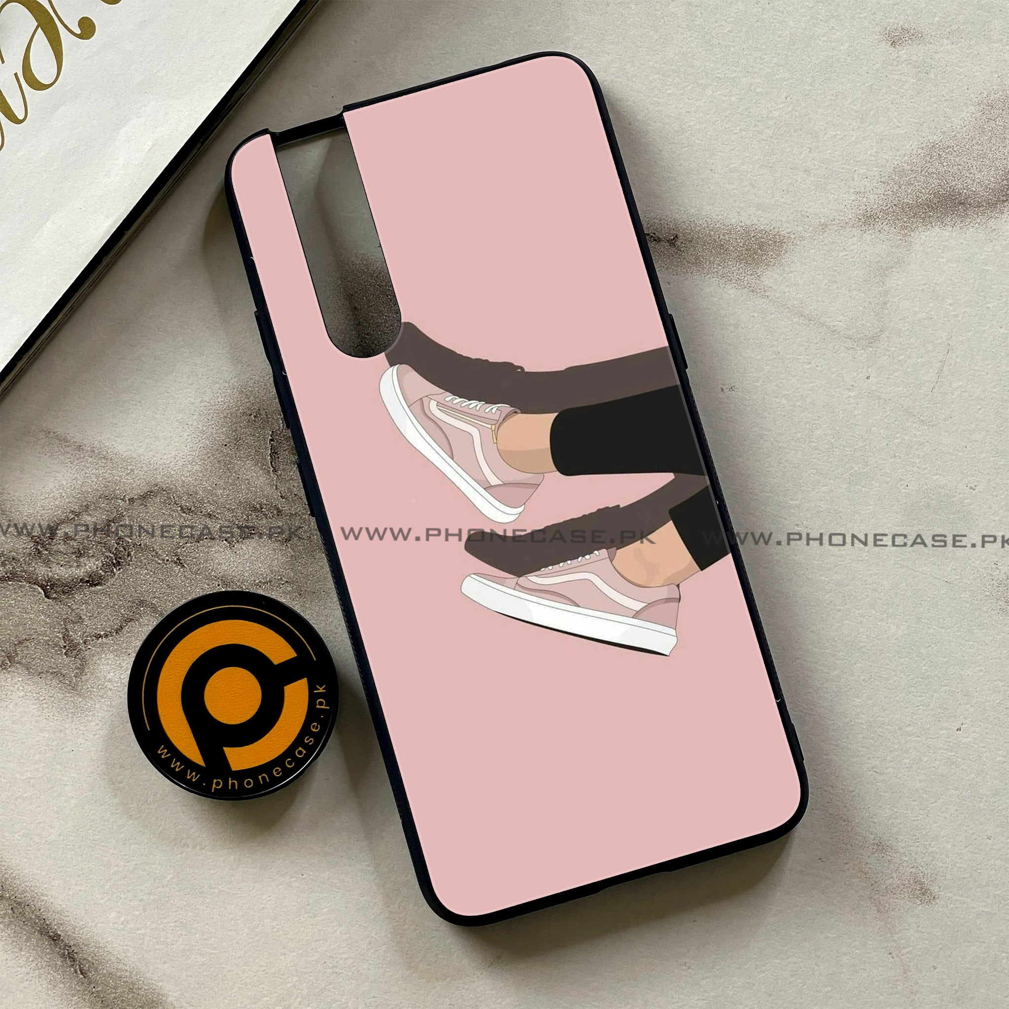 Vivo V15 Pro - Anime Girls Series - Premium Printed Glass soft Bumper shock Proof Case