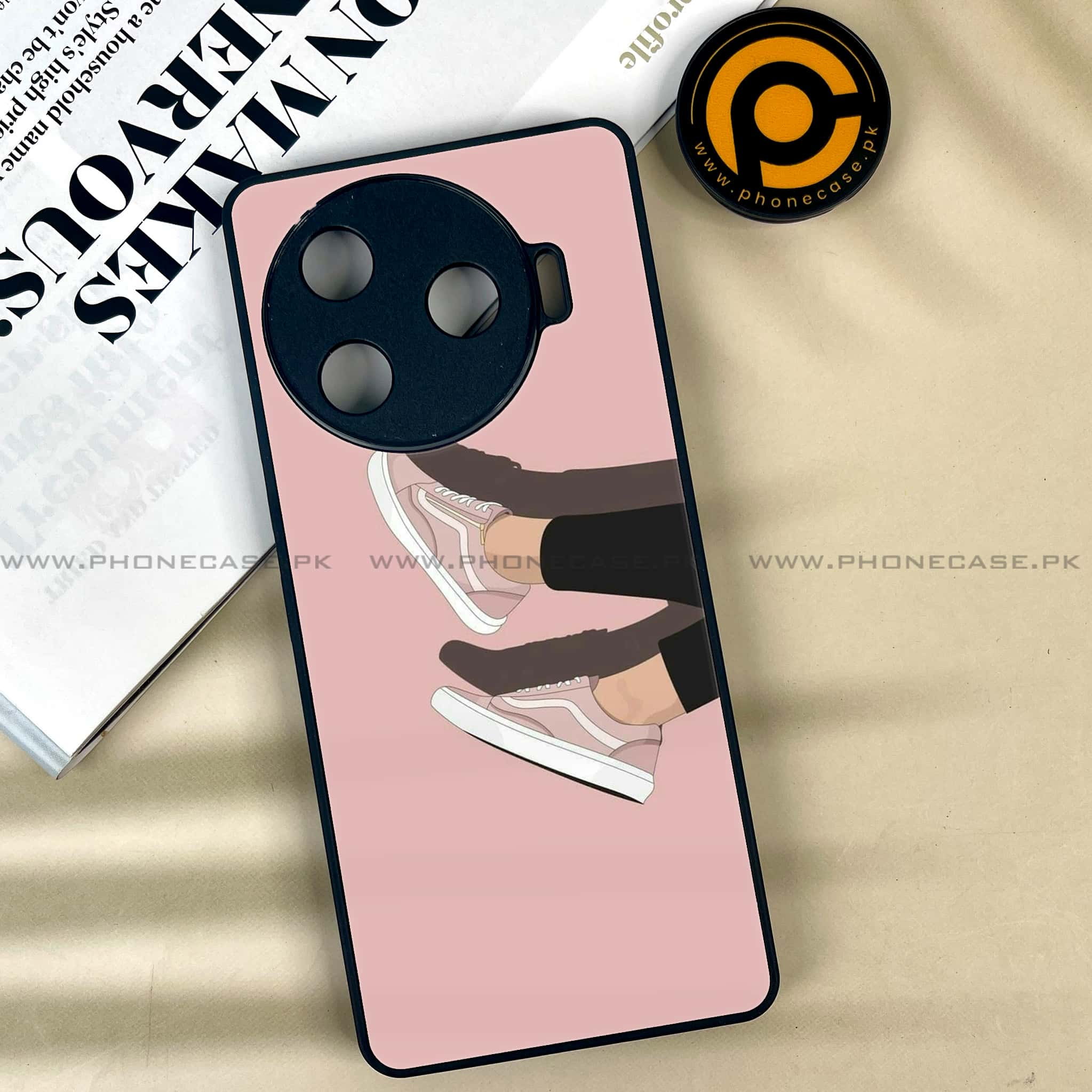 Tecno Camon 30 Pro - Anime Series - Premium Printed Glass soft Bumper shock Proof Case