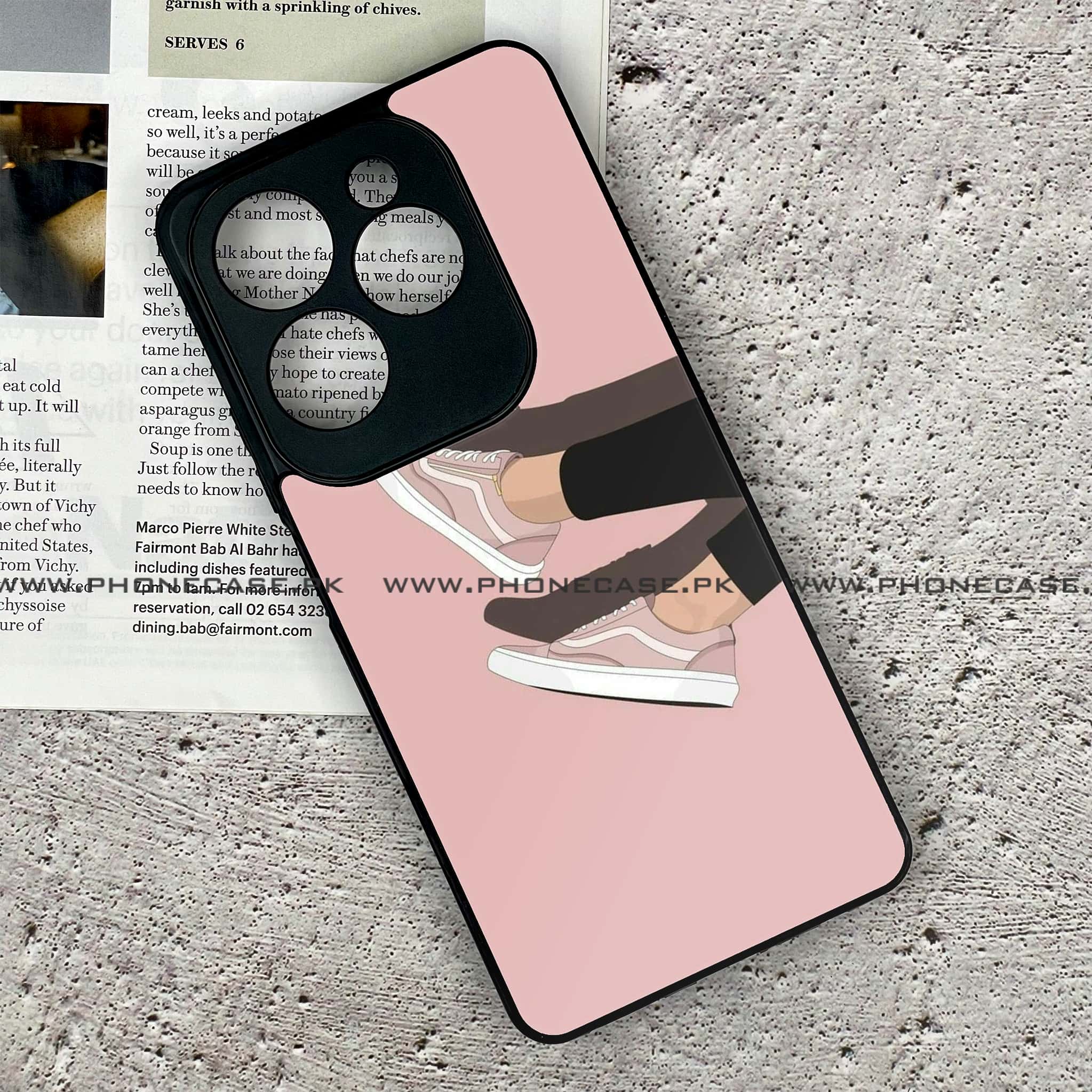 Tecno Spark 20 Pro - Anime Girls Series - Premium Printed Glass soft Bumper shock Proof Case