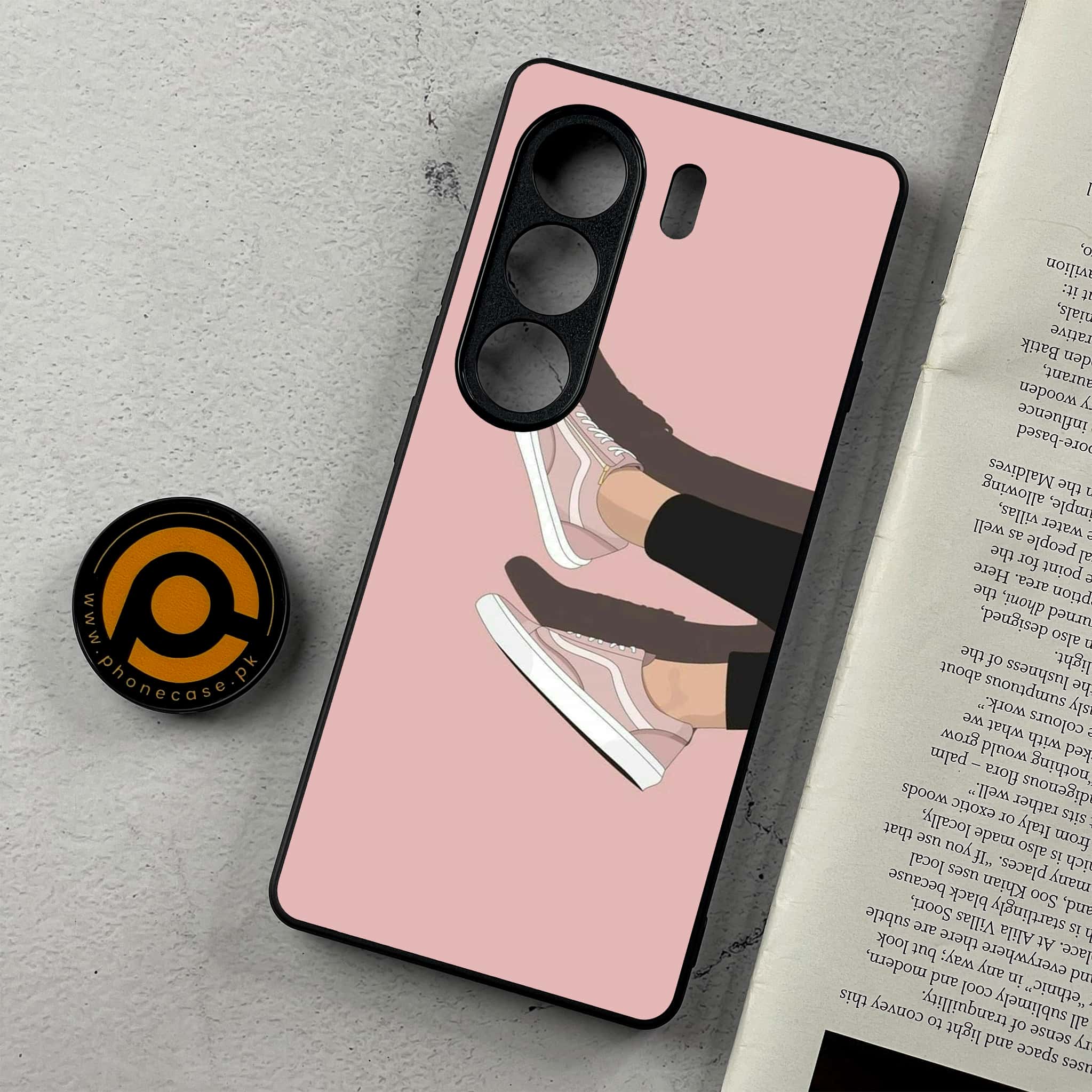 Tecno Camon 40 Pro - Anime Girls Series - Premium Metal Printed Soft Bumper Shockproof Case