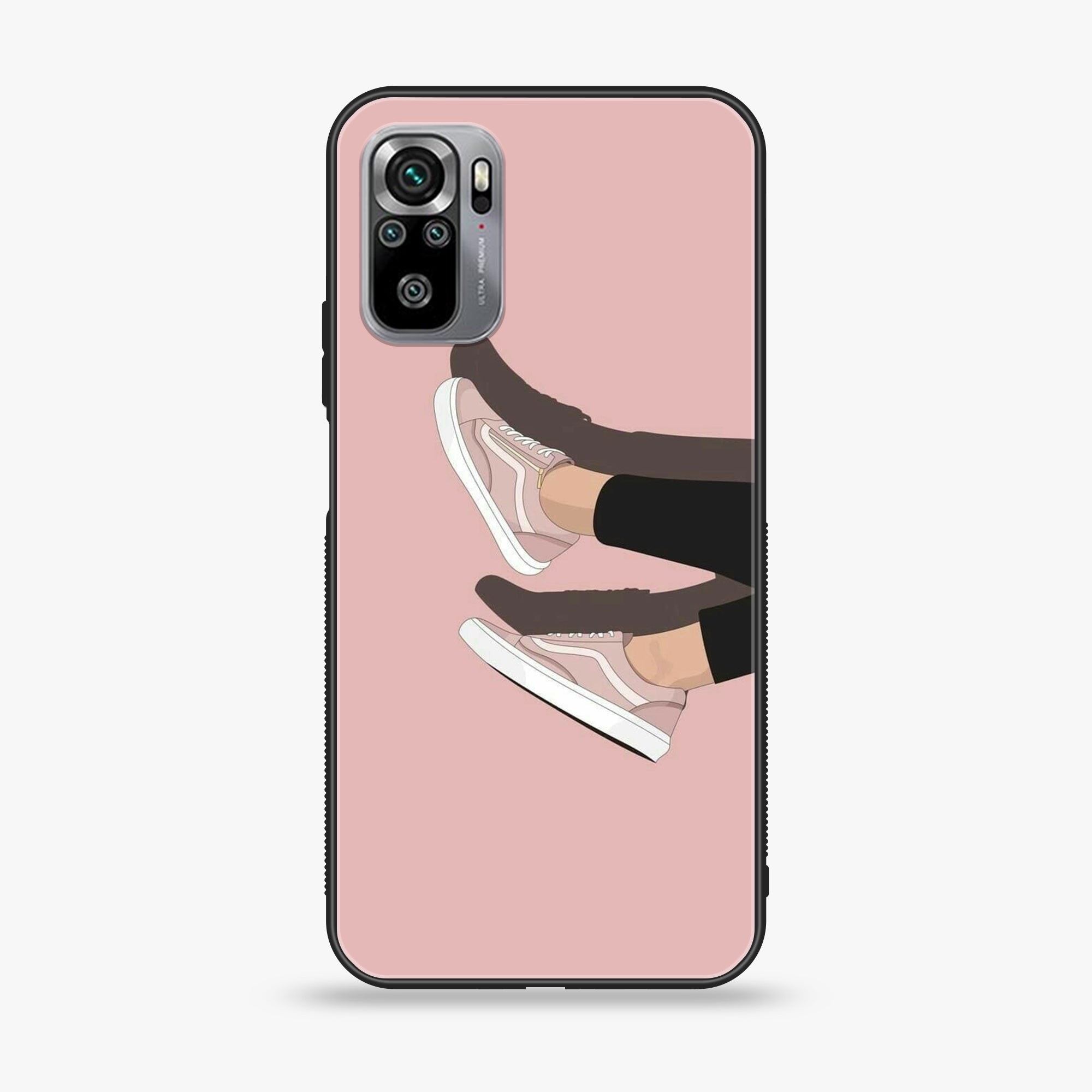 Xiaomi Redmi Note 10S- Anime Girls Series - Premium Printed Glass soft Bumper shock Proof Case