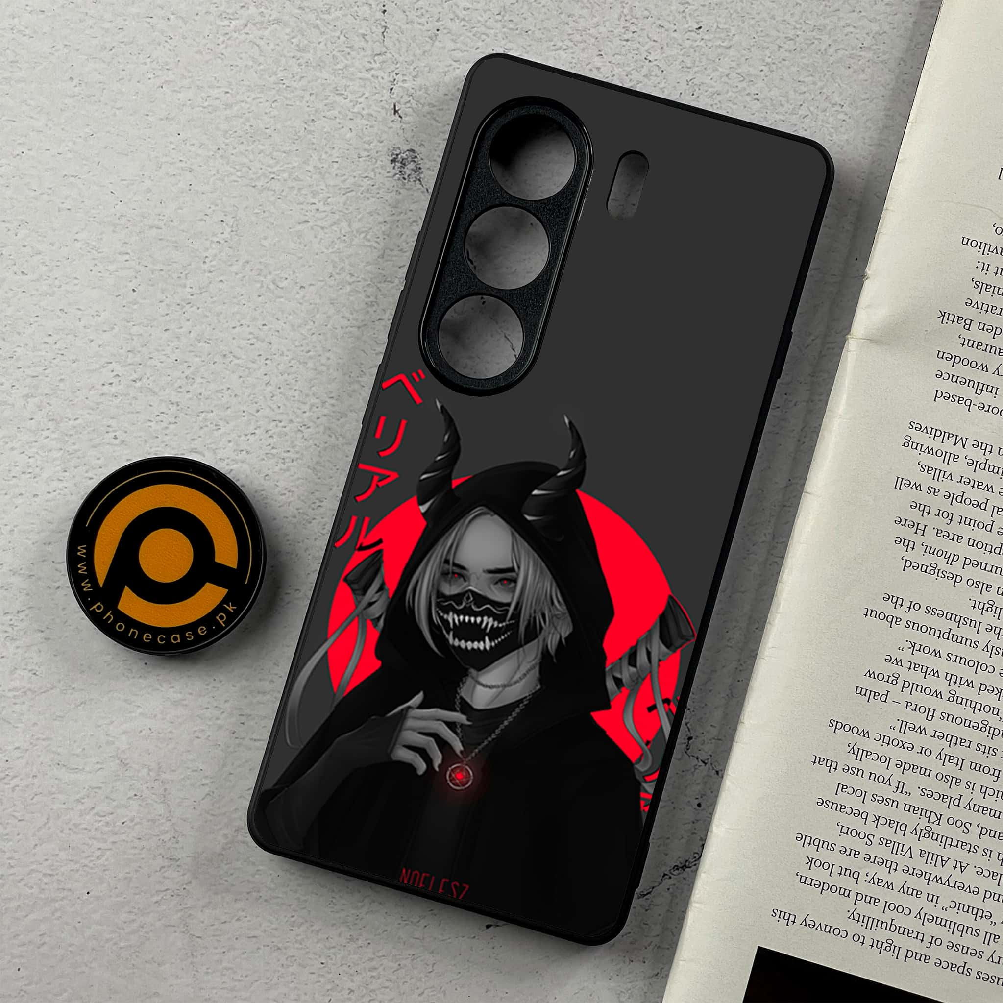 Tecno Camon 40 - Anime Series - Premium Metal Printed Soft Bumper Shockproof Case