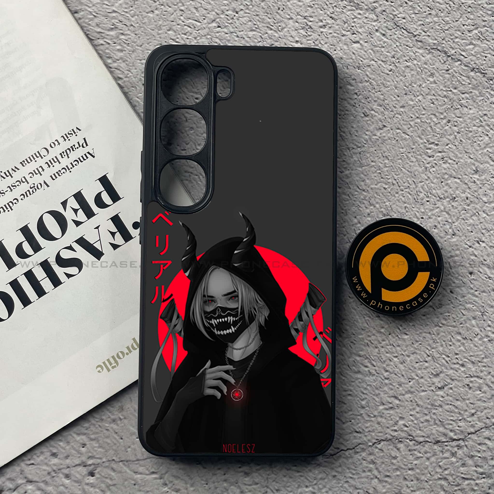 Vivo V40 Lite (IDN) - Anime Series - Premium Metal Printed soft Bumper Shock Proof Case