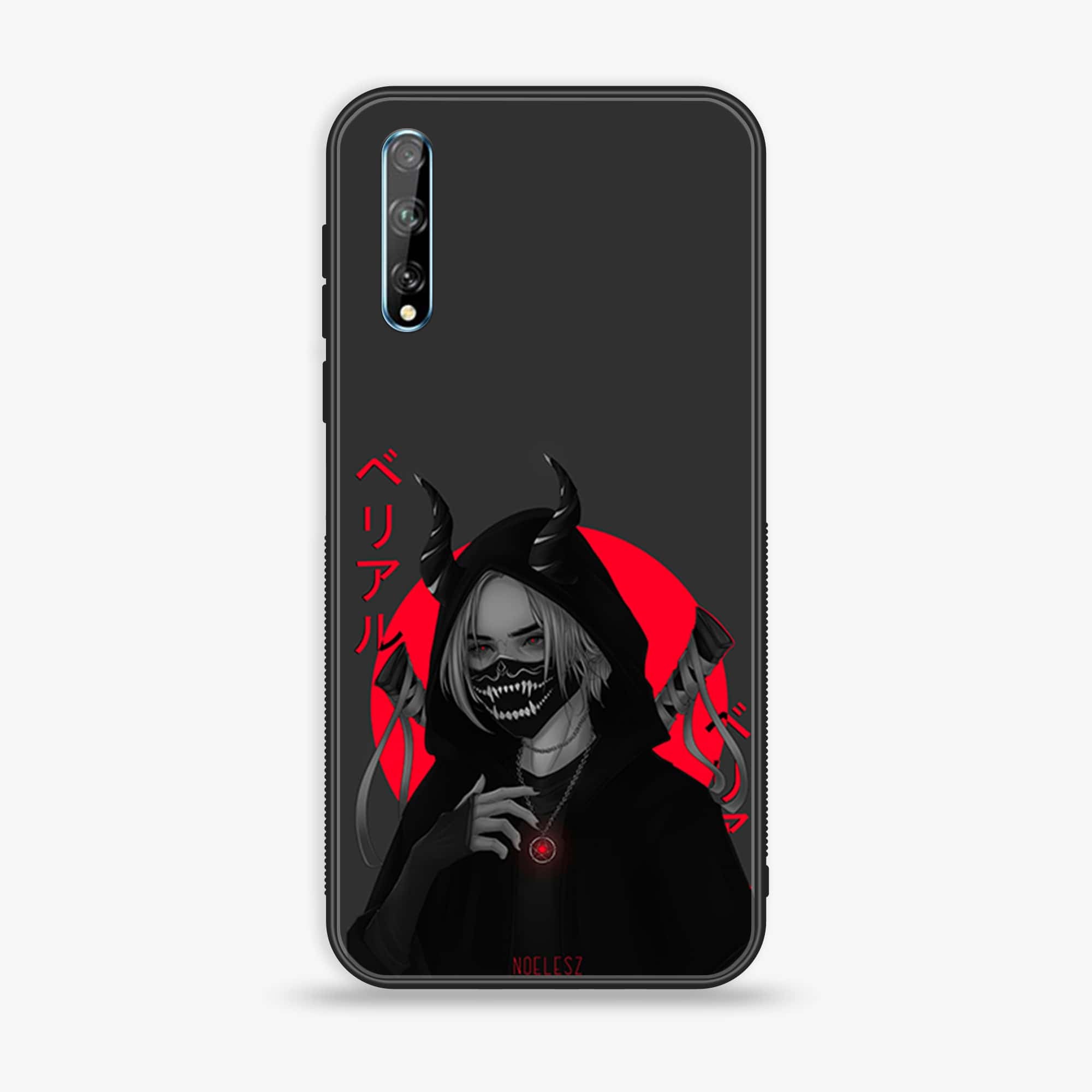 Huawei Y8p - Anime Series - Premium Printed Glass soft Bumper shock Proof Case