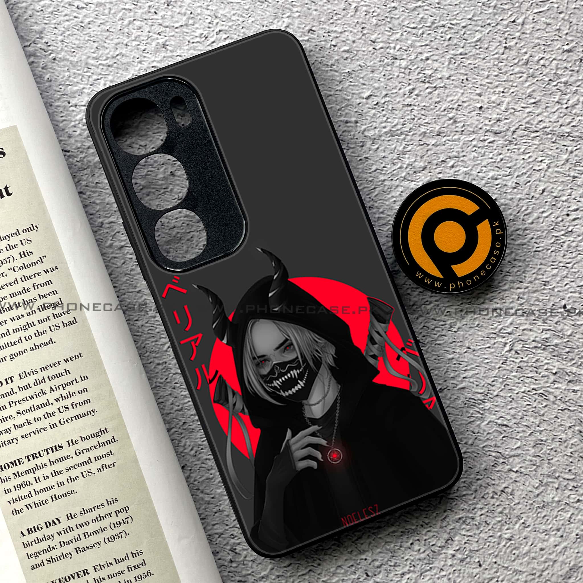Vivo Y19s Pro - Anime Series - Premium Metal Printed soft Bumper shock Proof Case
