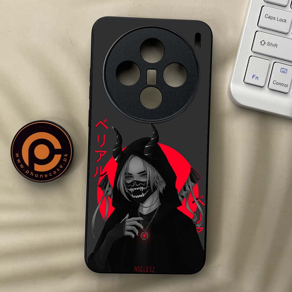Vivo X200 - Anime Series - Premium Metal  Printed soft Bumper shock Proof Case