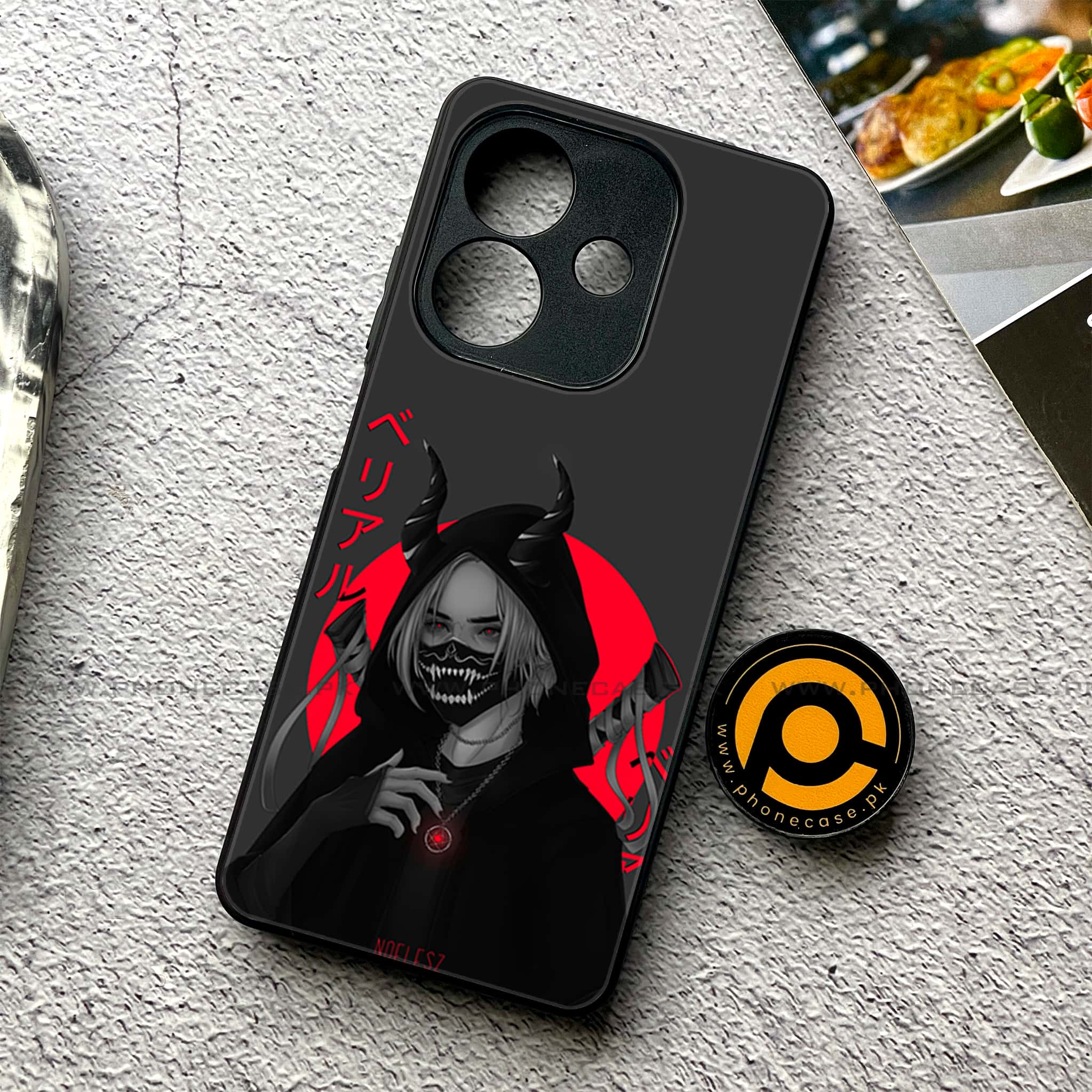 Oppo A5i - Anime Series - Premium Metal Printed soft Bumper shock Proof Case