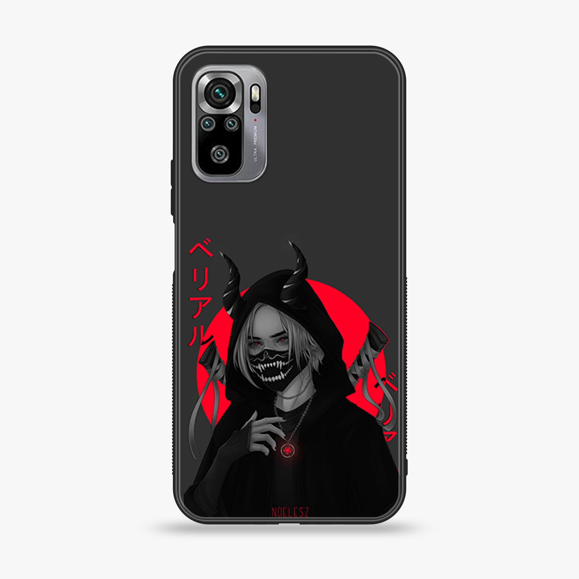 Xiaomi Redmi Note 10S- Anime Series - Premium Printed Glass soft Bumper shock Proof Case