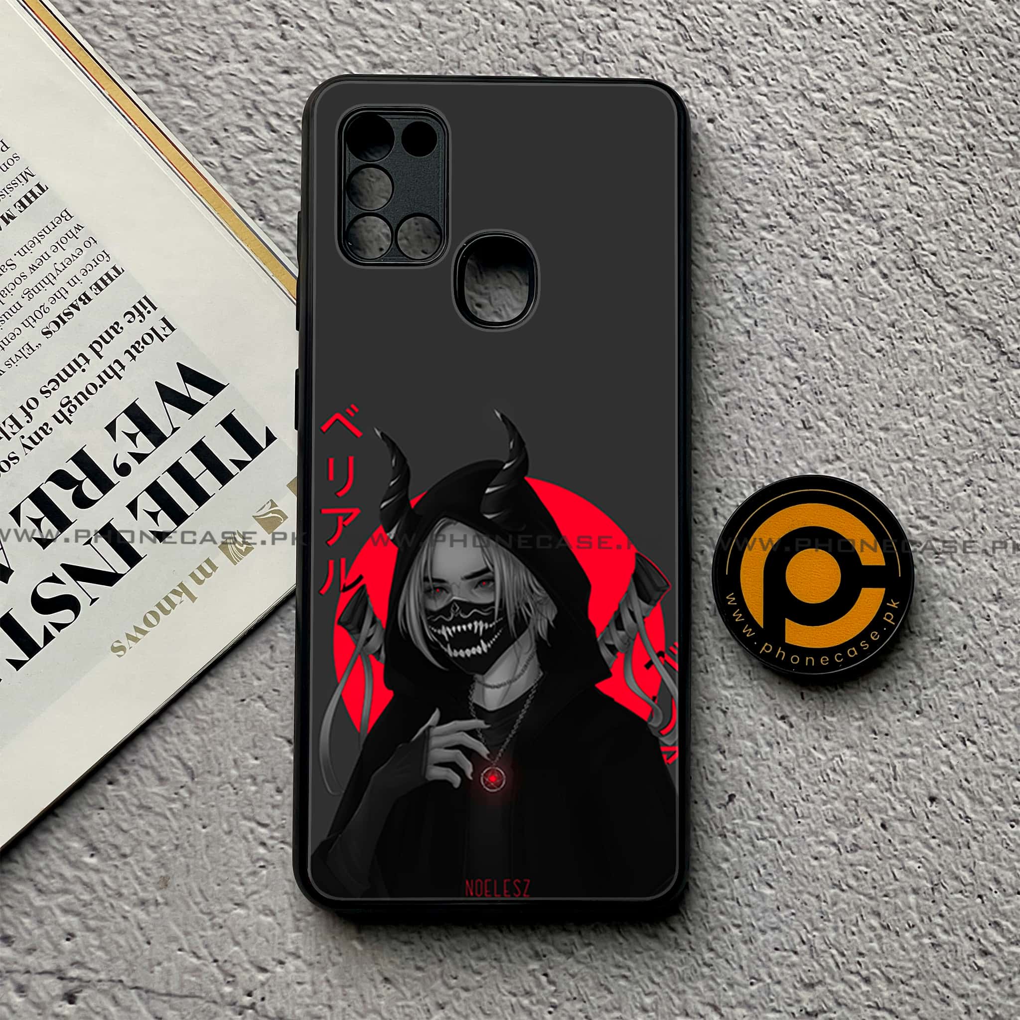 Samsung Galaxy A21s - Anime Series - Premium Printed Glass soft Bumper shock Proof Case
