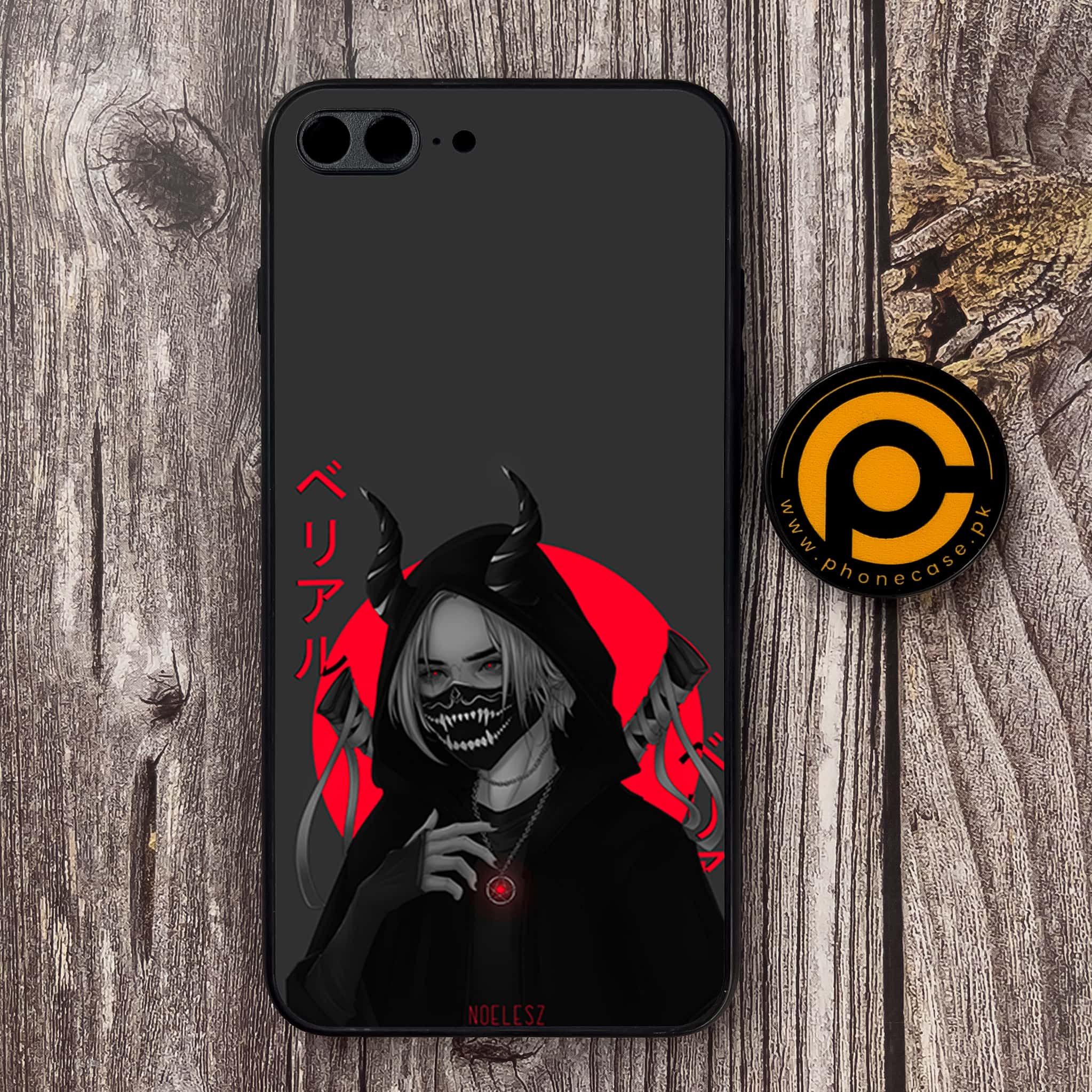iPhone 7 Plus/ 8 Plus - Anime Series - Premium Metal Printed soft Bumper shock Proof Case