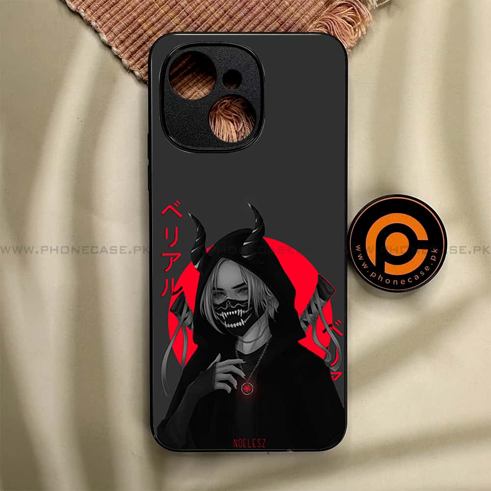 Tecno Spark 40C - Anime Series - Premium Metal Printed soft Bumper shock Proof Case