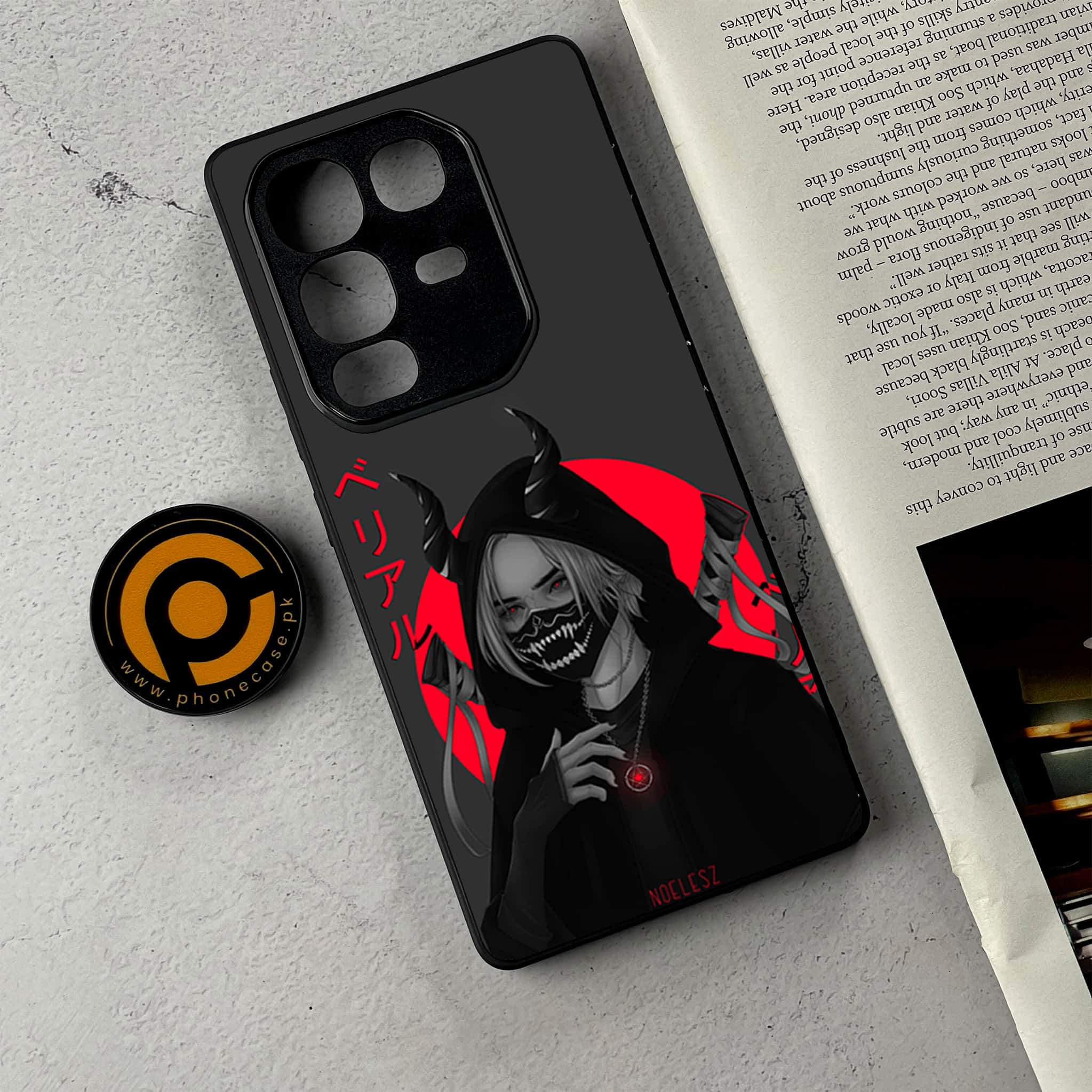 Infinix Note 50 Pro - Anime Series - Premium Metal Printed Soft Bumper Shockproof Case