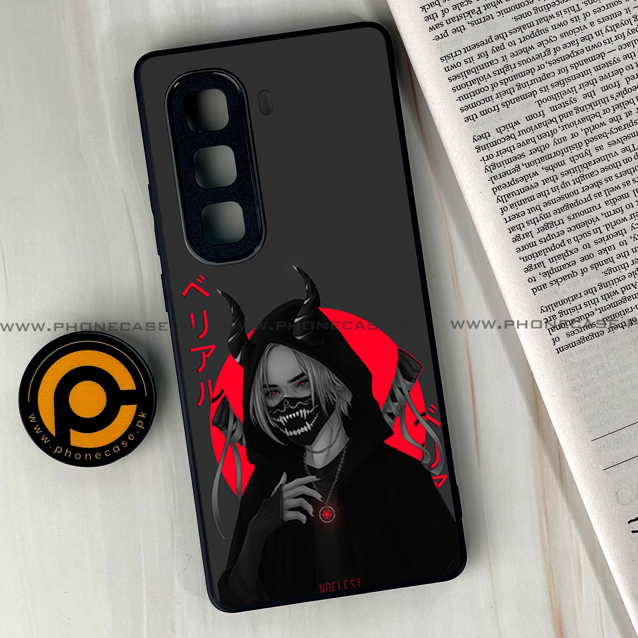 Infinix Hot 60 Pro Plus - Anime Series - Premium Metal Printed soft Bumper shock Proof Case