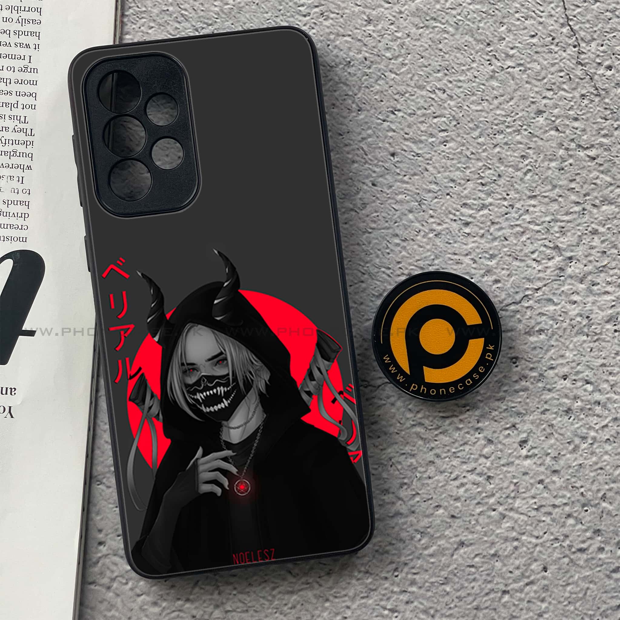 Samsung Galaxy A33- Anime Series - Premium Printed Glass soft Bumper shock Proof Case