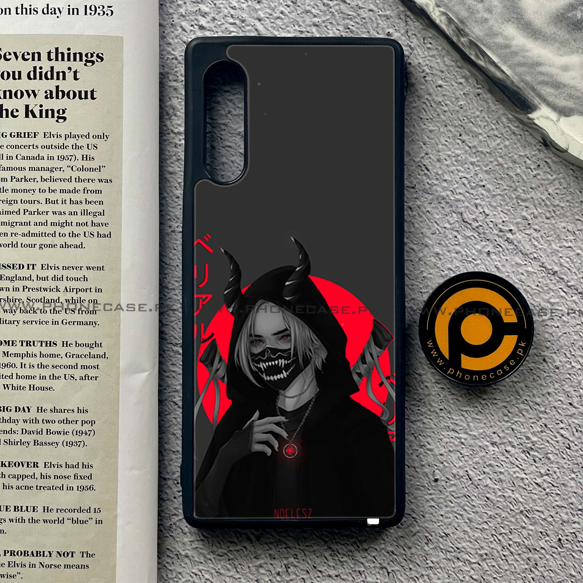 LG Velvet - Anime Series - Premium Printed Glass soft Bumper shock Proof Case