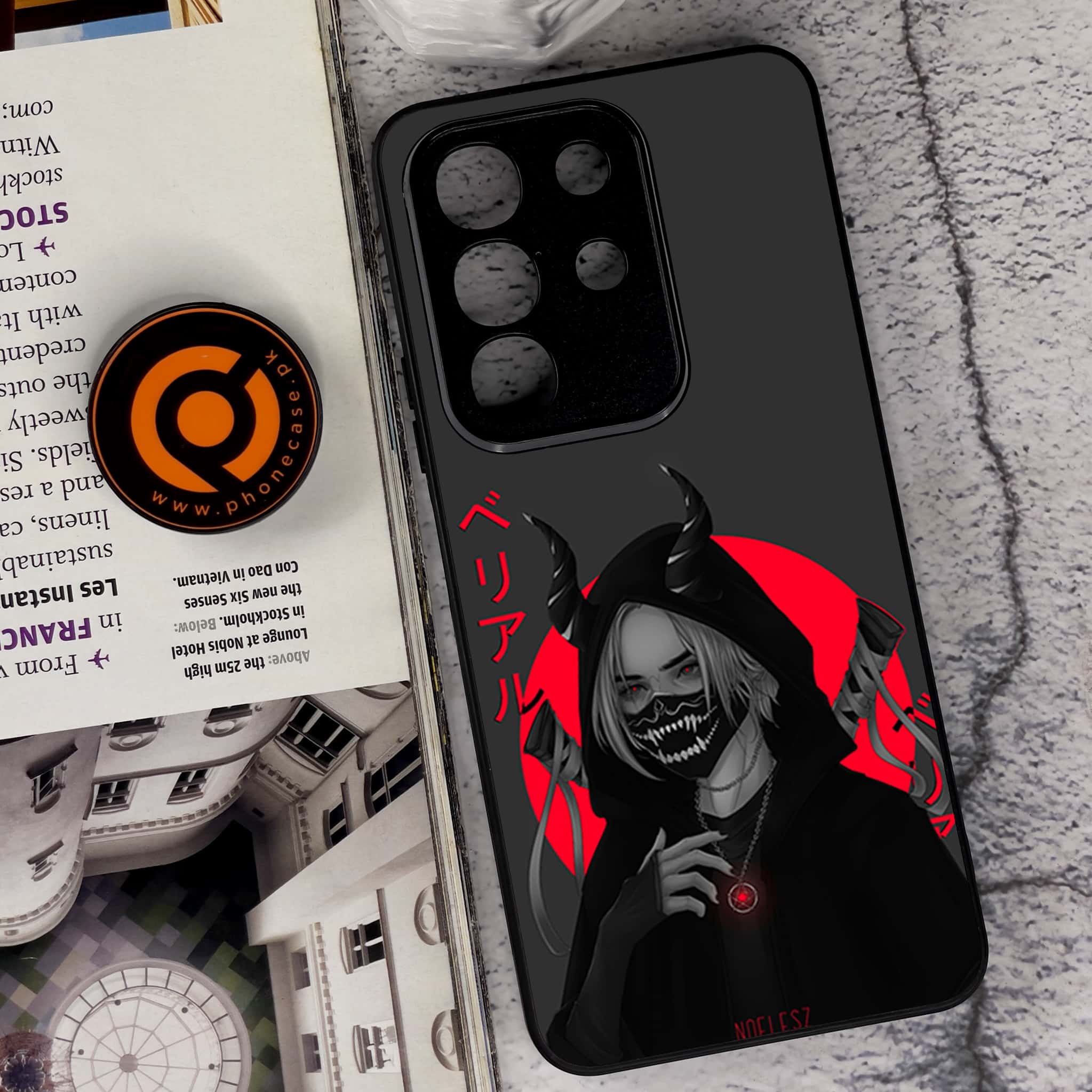 Vivo Y29 4G - Anime Series - Premium Metal Printed soft Bumper Shock Proof Case