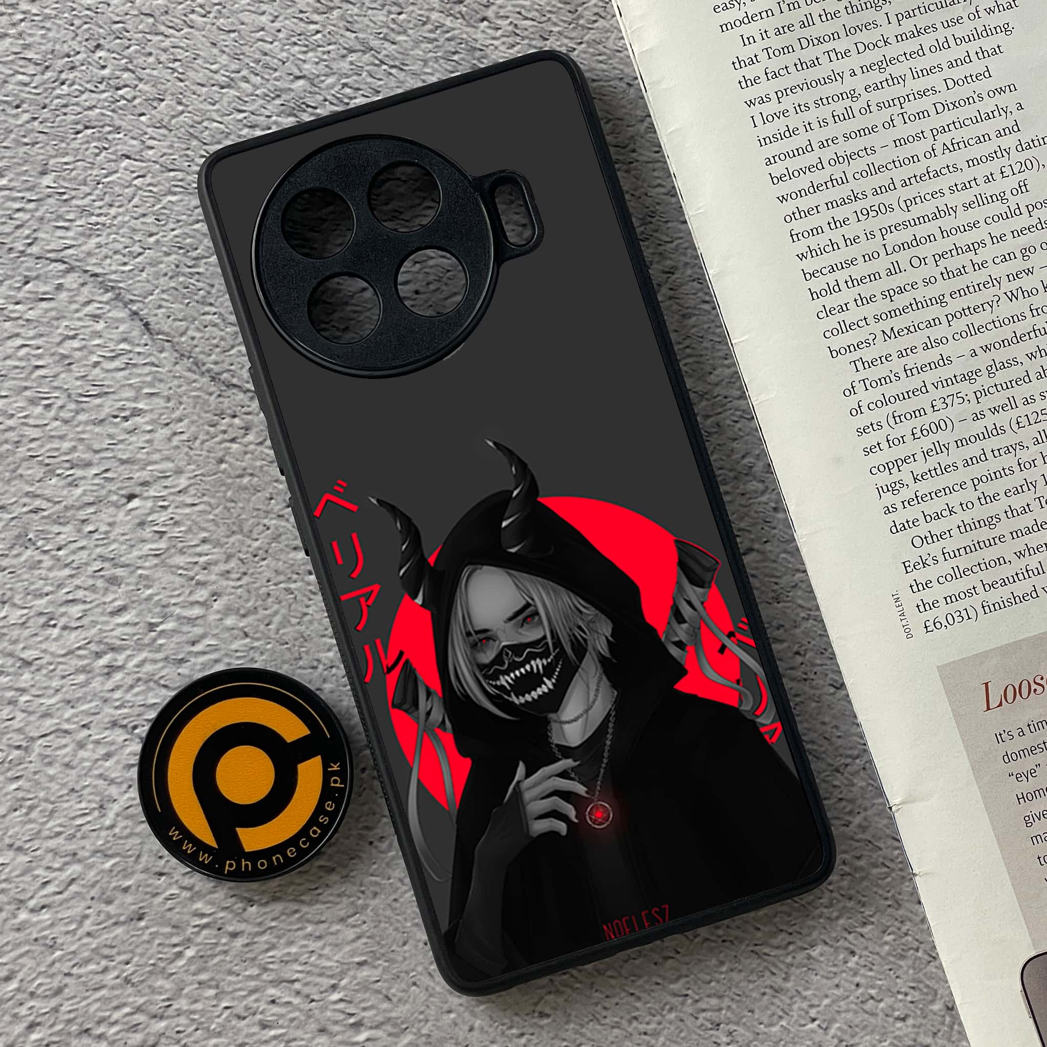 Tecno Spark 20 pro plus - Anime Series - Premium Metal Printed soft Bumper shock Proof Case