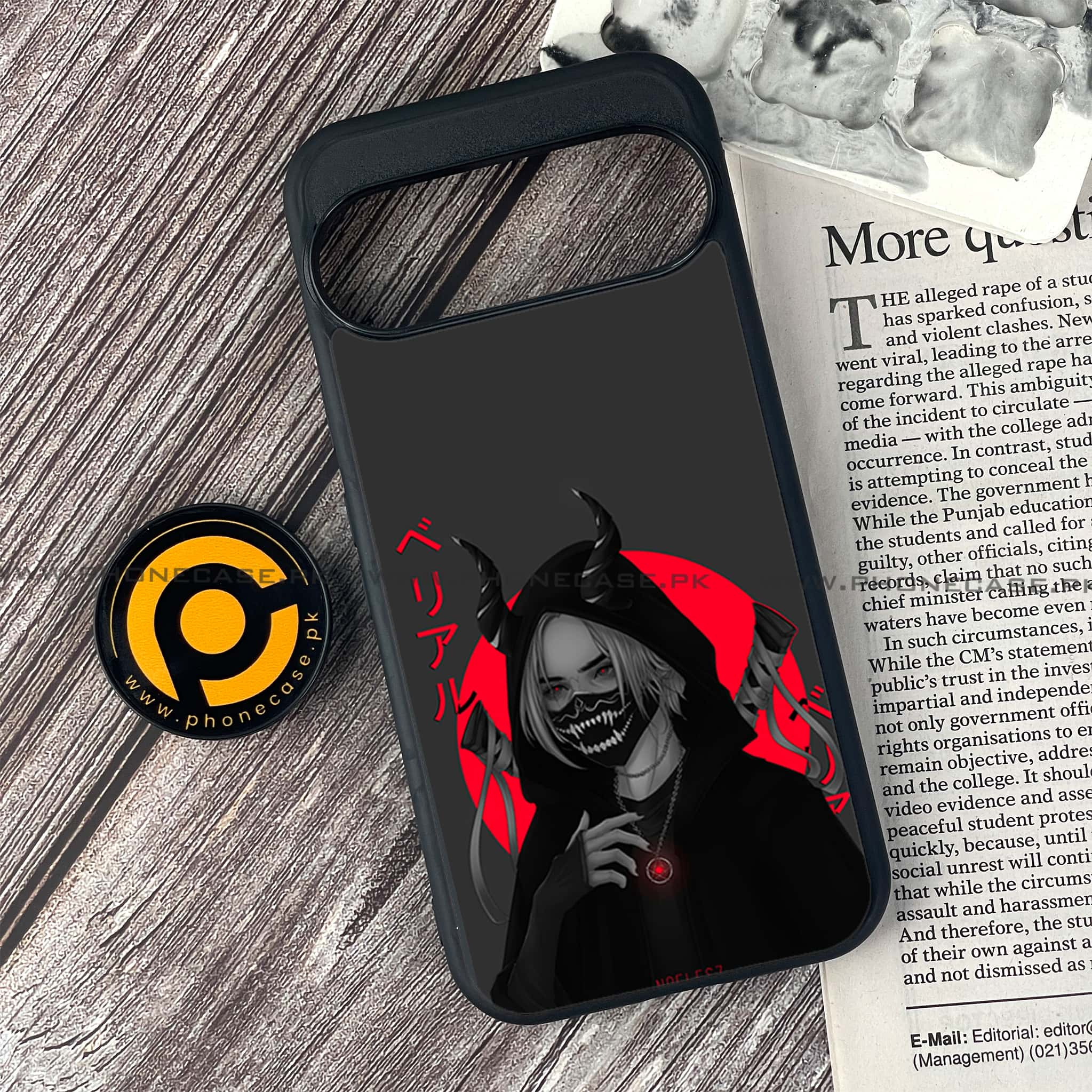 Google Pixel 9 Pro - Anime Series - Premium Printed Glass soft Bumper shock Proof Case