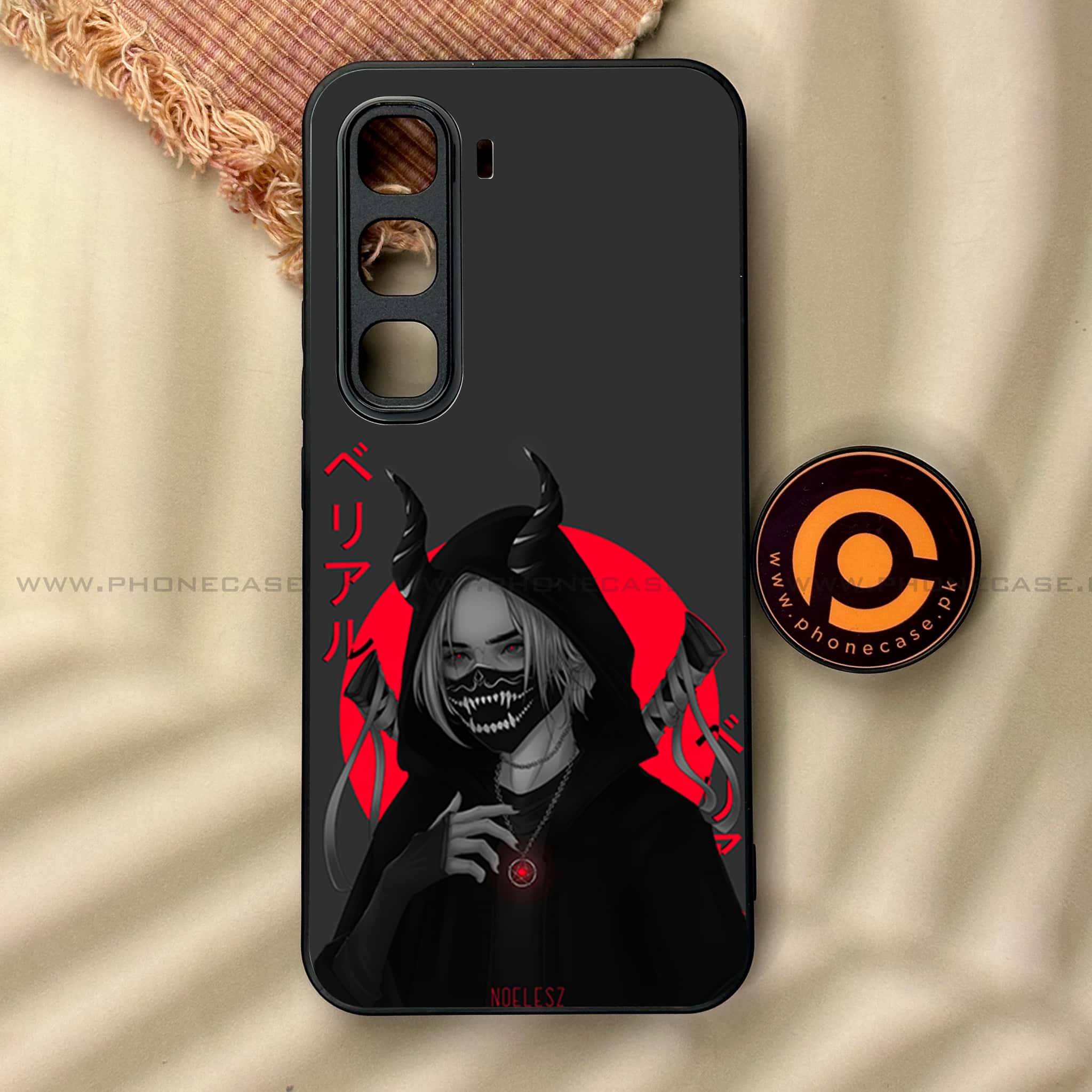 Infinix Hot 60 Pro - Anime Series - Premium Metal Printed soft Bumper shock Proof Case